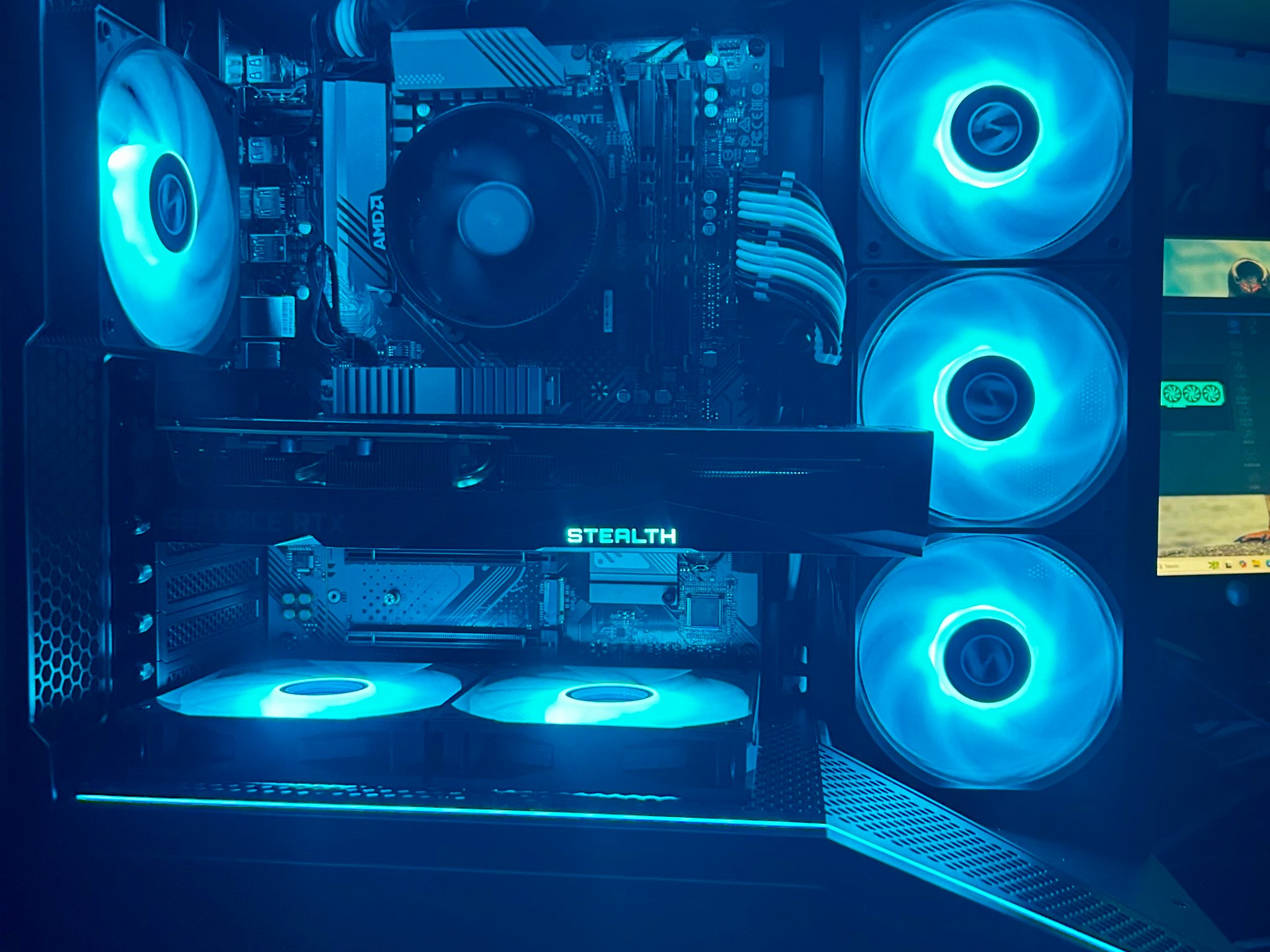 🔵|RTX 3070| Ryzen 5| 🌈ARGB 🌈|16gigabytes Ram| Gaming/Streaming Pc|🔵