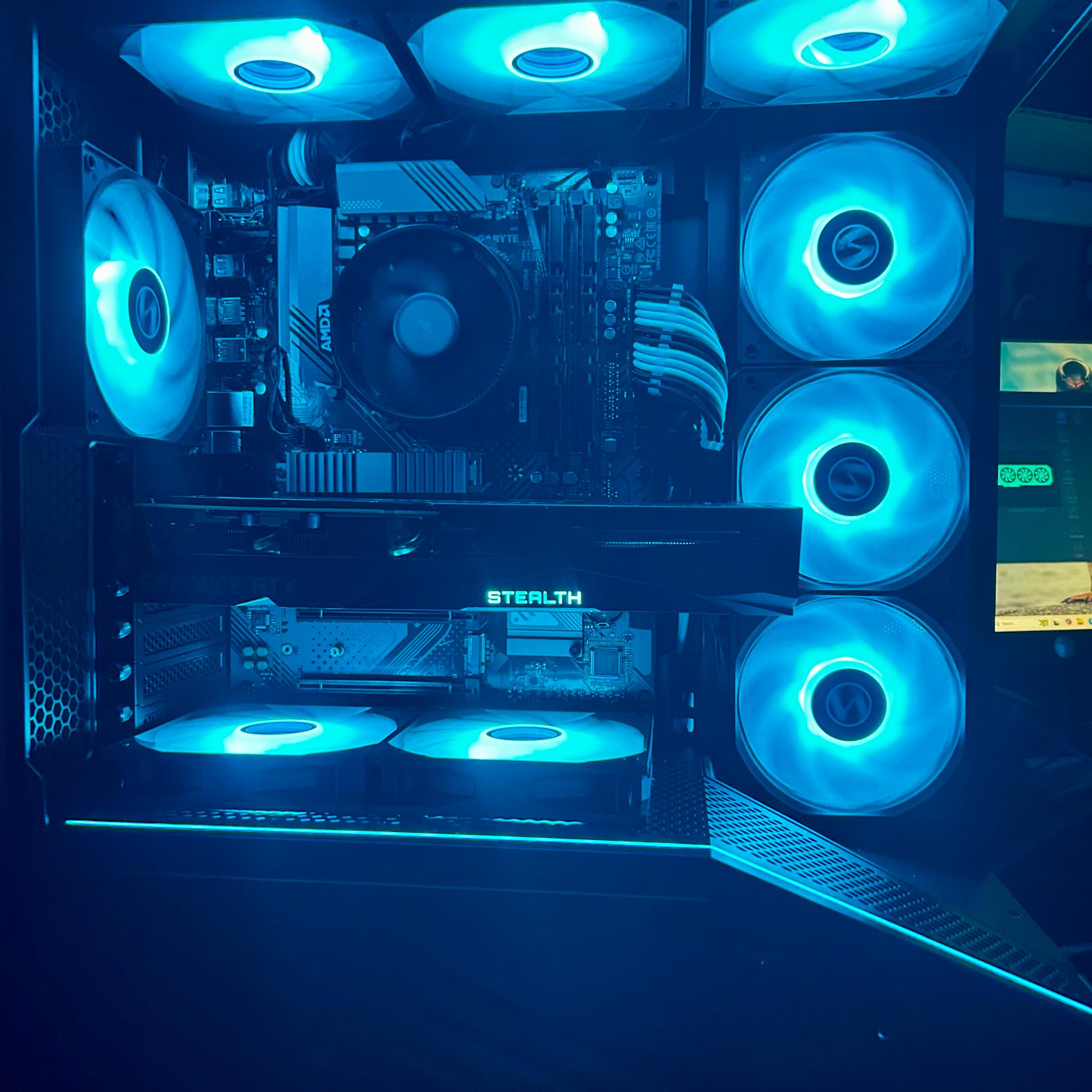 🔵|RTX 3070| Ryzen 5| 🌈ARGB 🌈|16gigabytes Ram| Gaming/Streaming Pc|🔵
