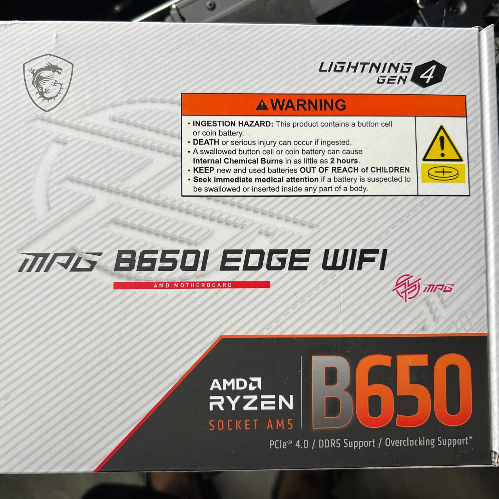 USED! MSI MPG Edge Wifi B650i Motherboard
