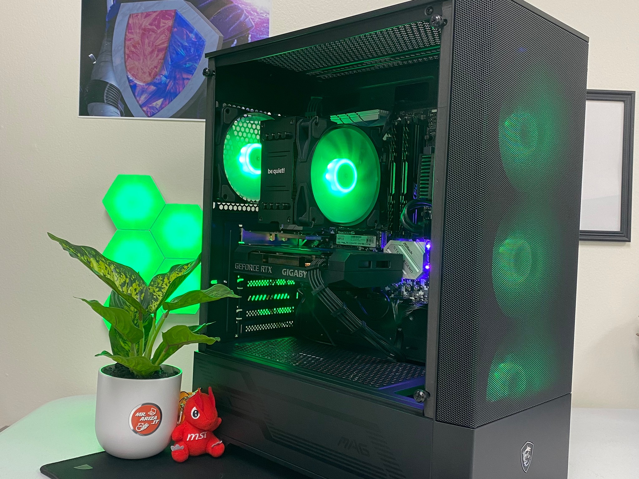 🖤Ryzen 5/32GB/1TB/RX3060 12Gb 🖤Night Shadow🖤 All New Parts