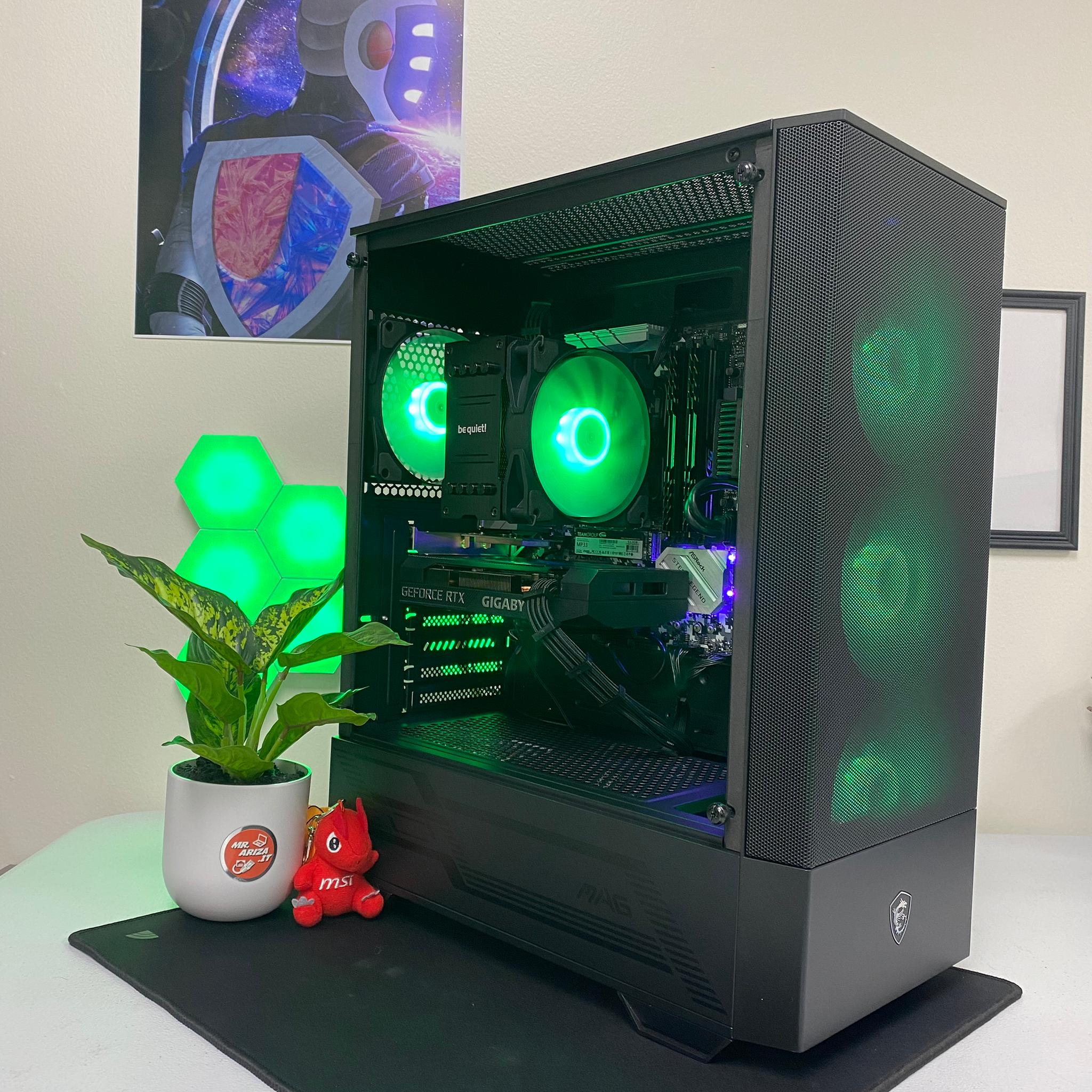 🖤Ryzen 5/32GB/1TB/RX3060 12Gb 🖤Night Shadow🖤 All New Parts