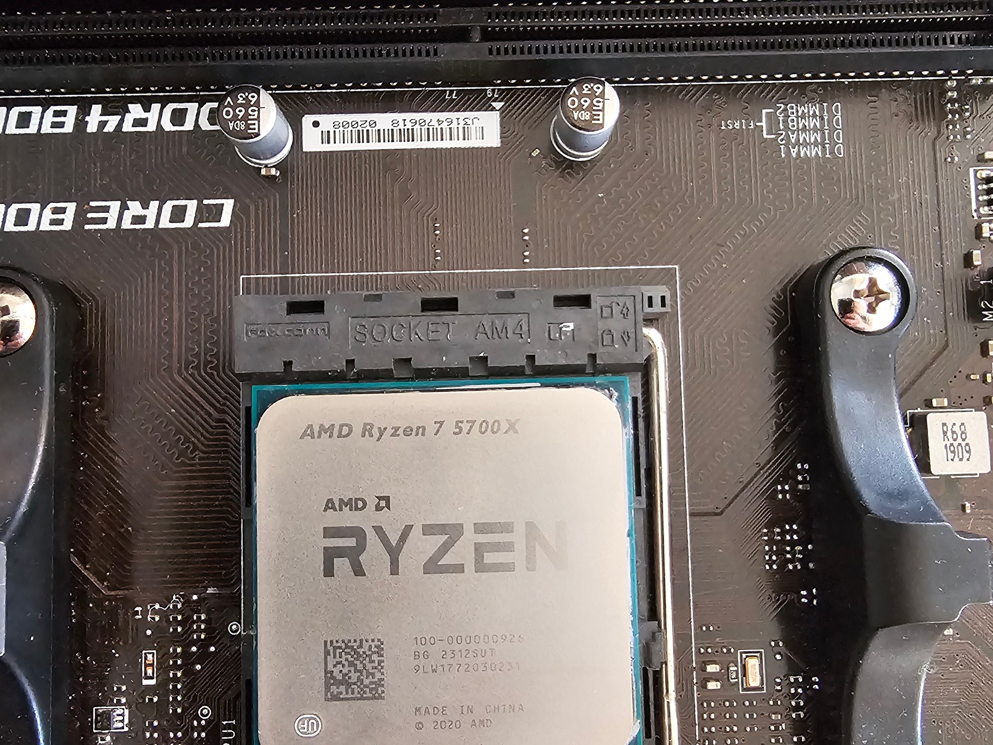 AMD 5700x, 32gb ram, B450 motherboard combo