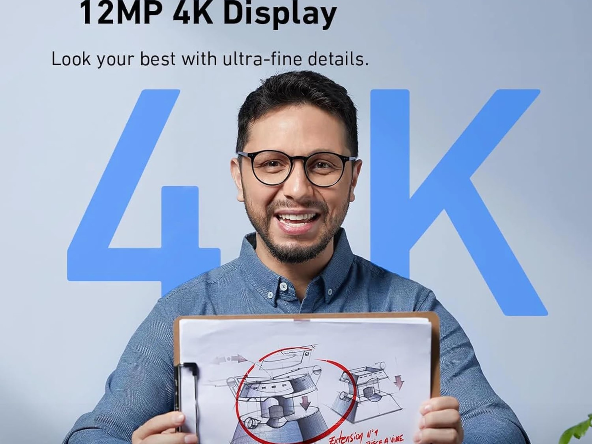 4K Webcam C310, 12 Megapixel, AI Auto Focus