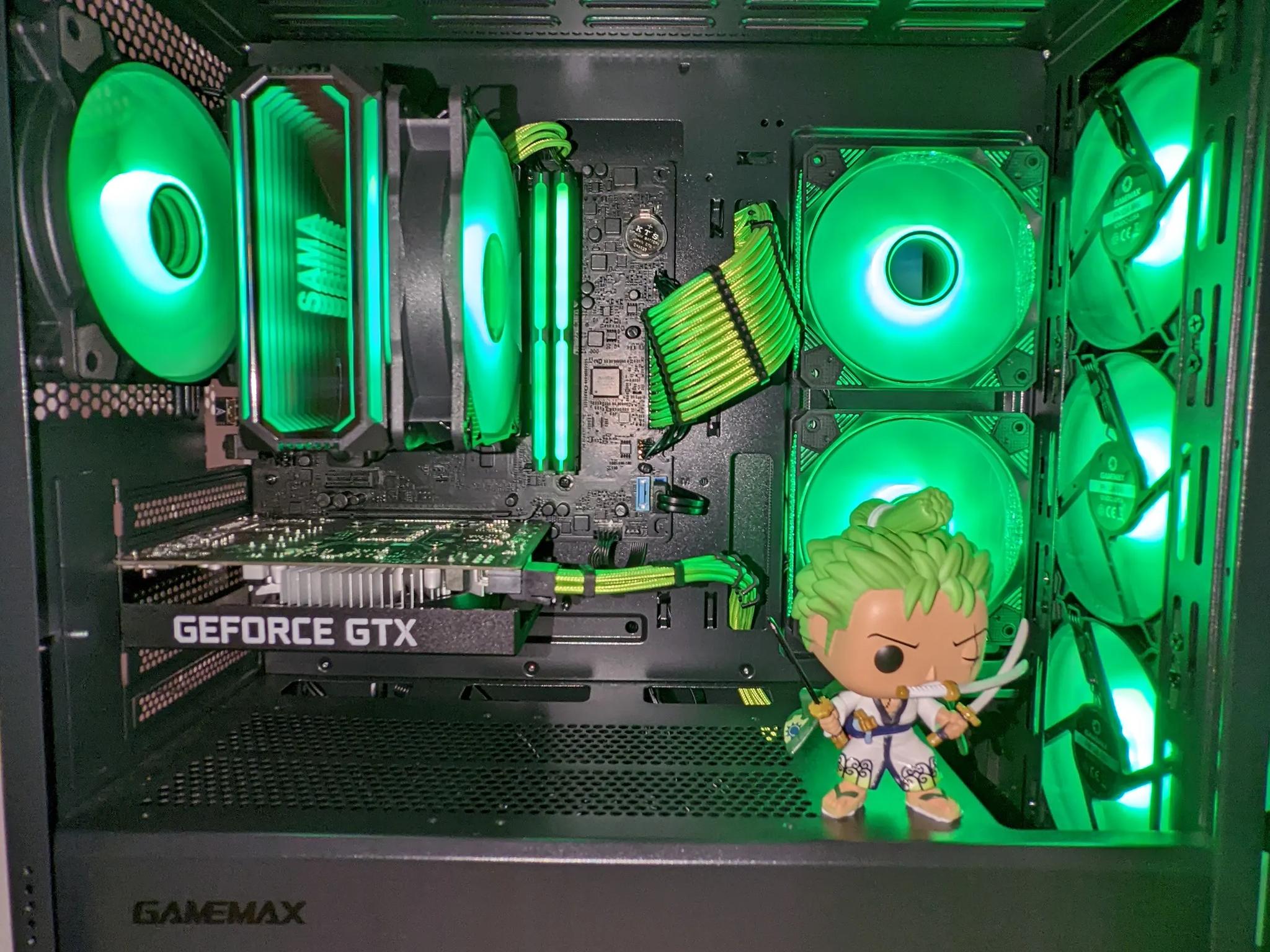 ⚔️🗡️Roronoaロロノア・ゾロ⚔️🗡️| GTX1650SUPER| Intel Core i5-6600| 32GB DDR4 RAM| 1TB SSD| Windows 11 Pro