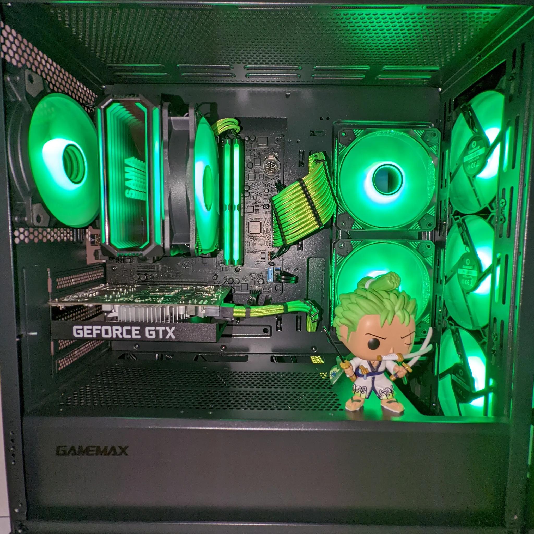 ⚔️🗡️Roronoaロロノア・ゾロ⚔️🗡️| GTX1650SUPER| Intel Core i5-6600| 32GB DDR4 RAM| 1TB SSD| Windows 11 Pro