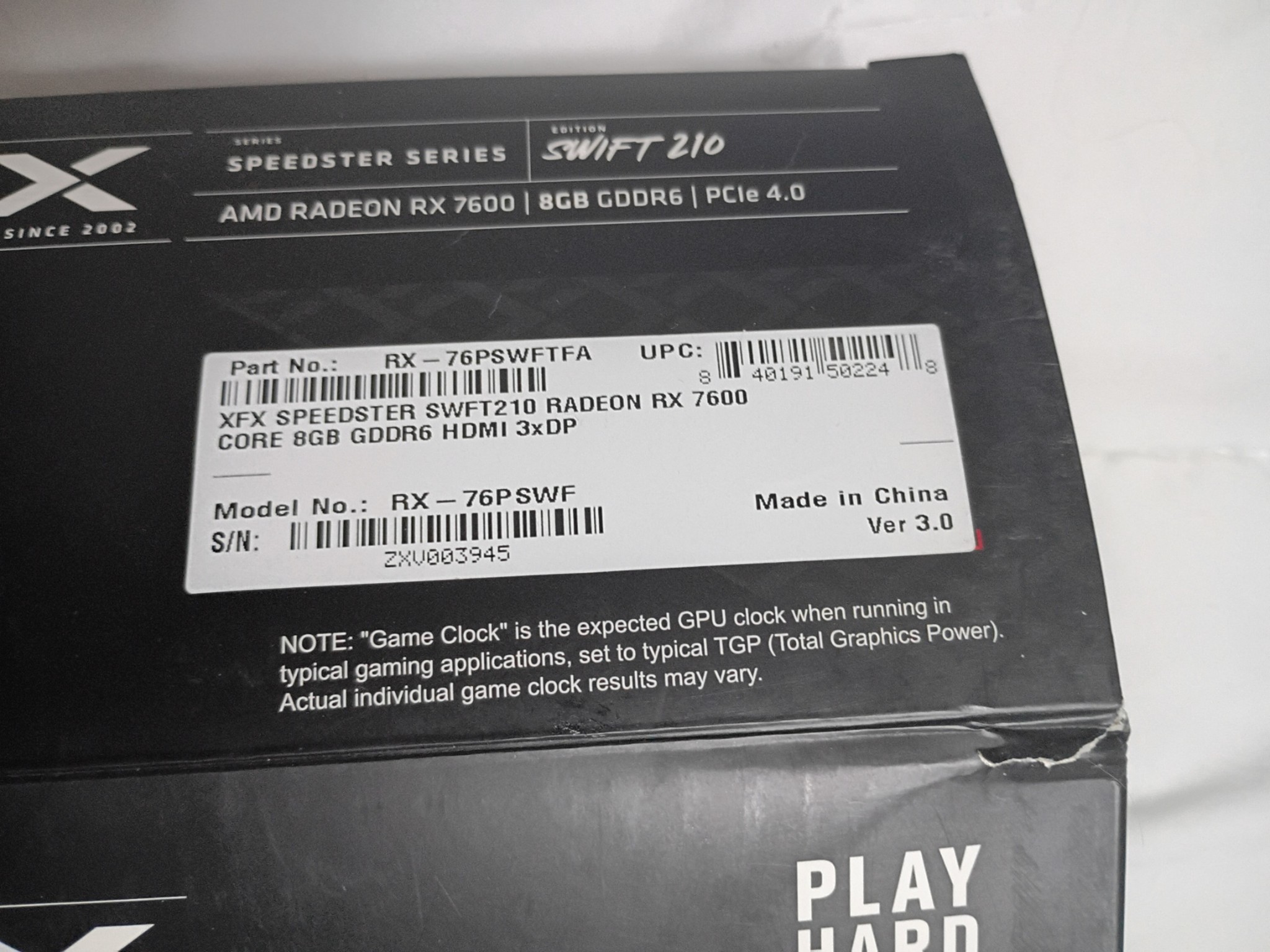 AMD Radeon RX 7600