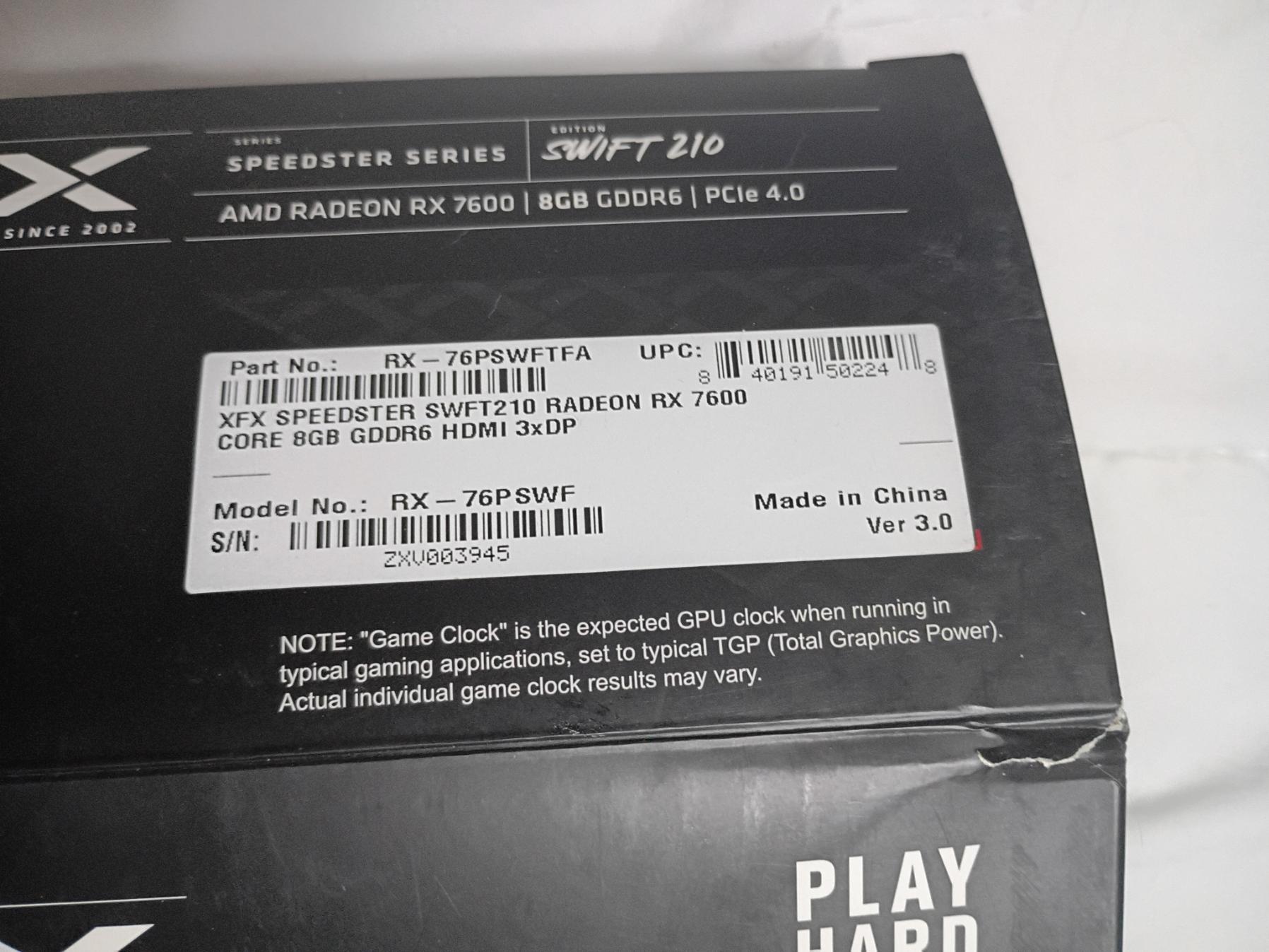 AMD Radeon RX 7600