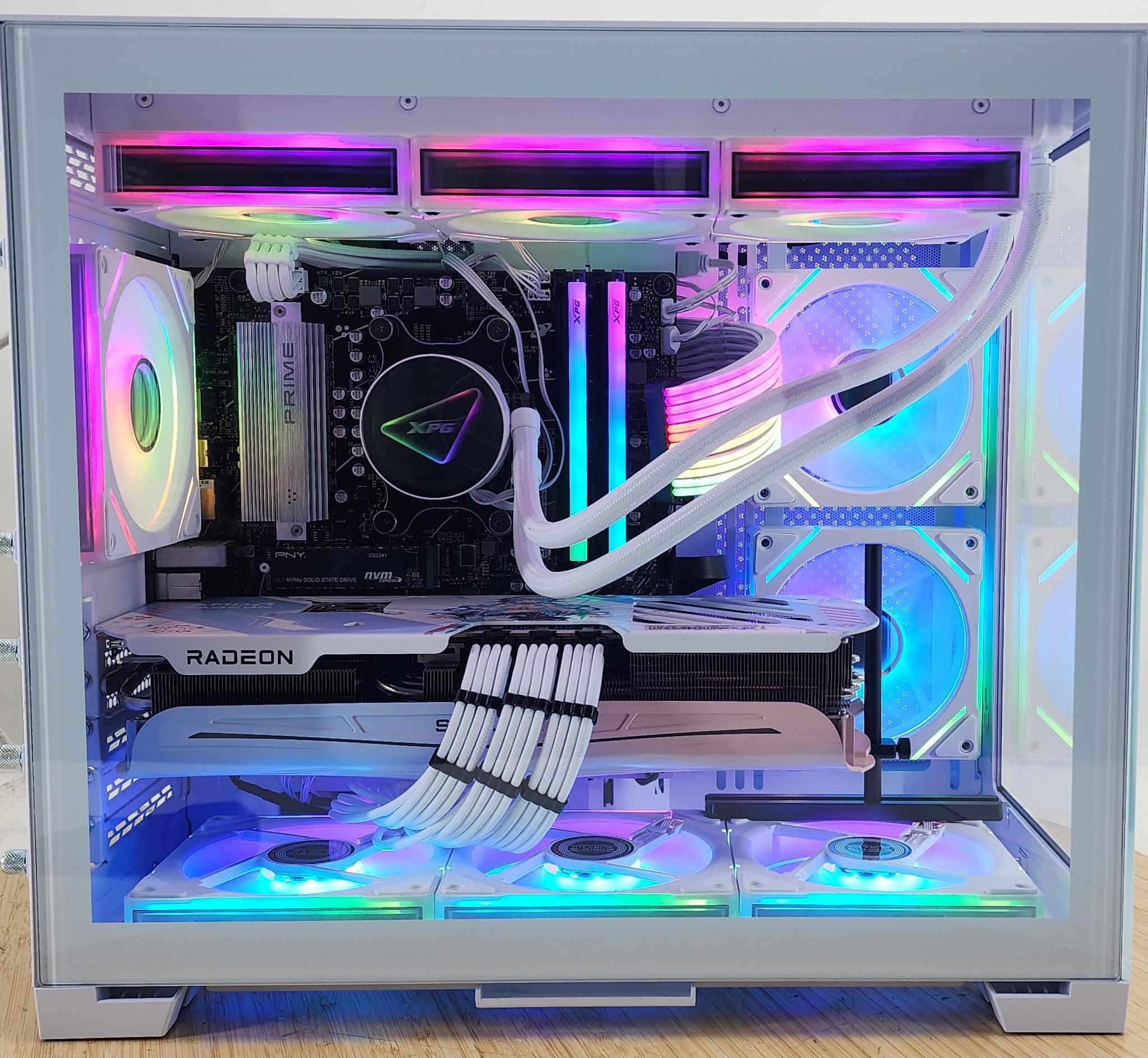 Gaming PC Ryzen 7 7800X3D 32GB RAM 2TB SSD RX 9070 XT 16GB Windows 11 Computer