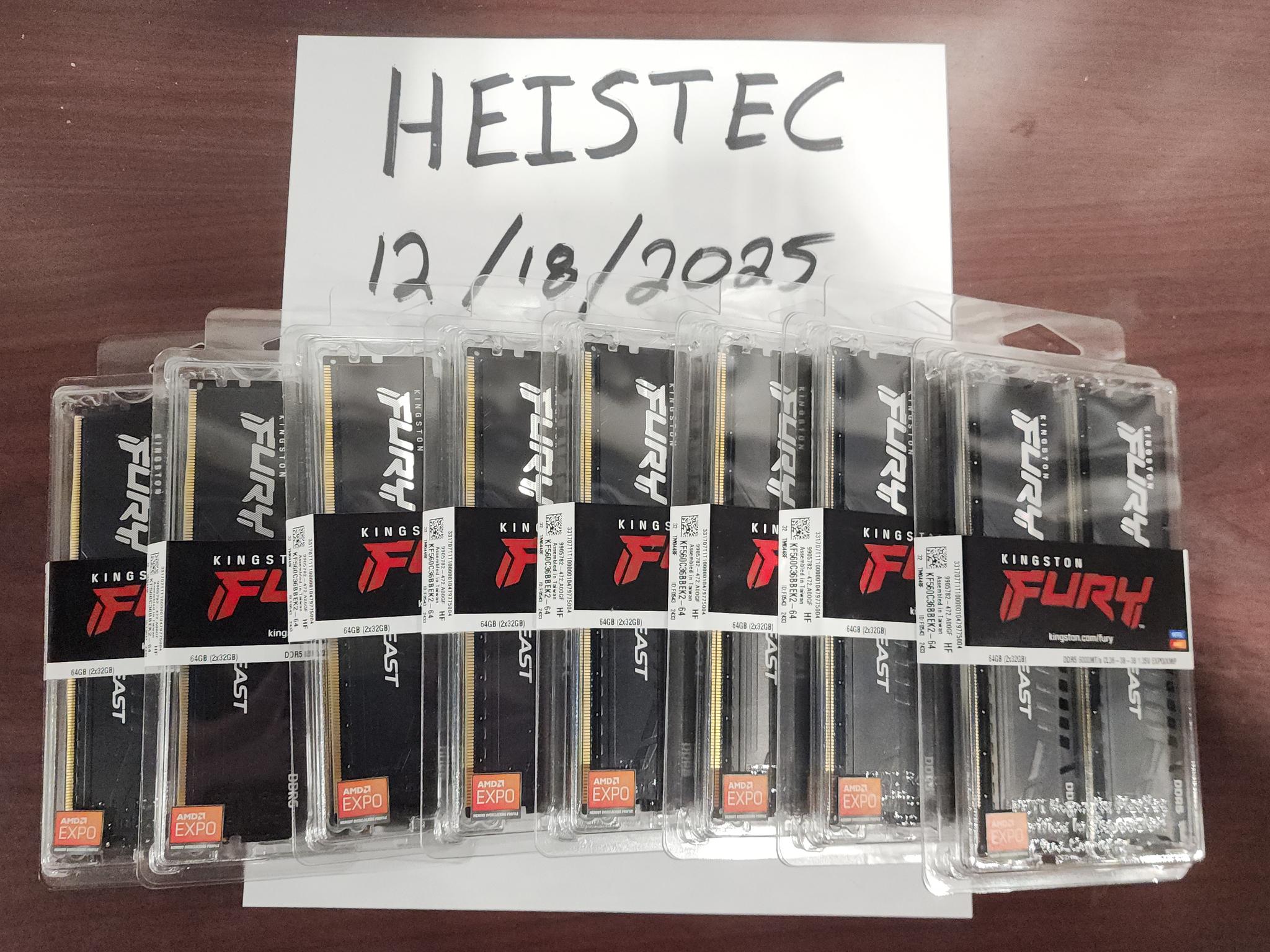 BNIB! - Kingston FURY Beast 64GB (2 x 32GB) DDR5-6000 Memory