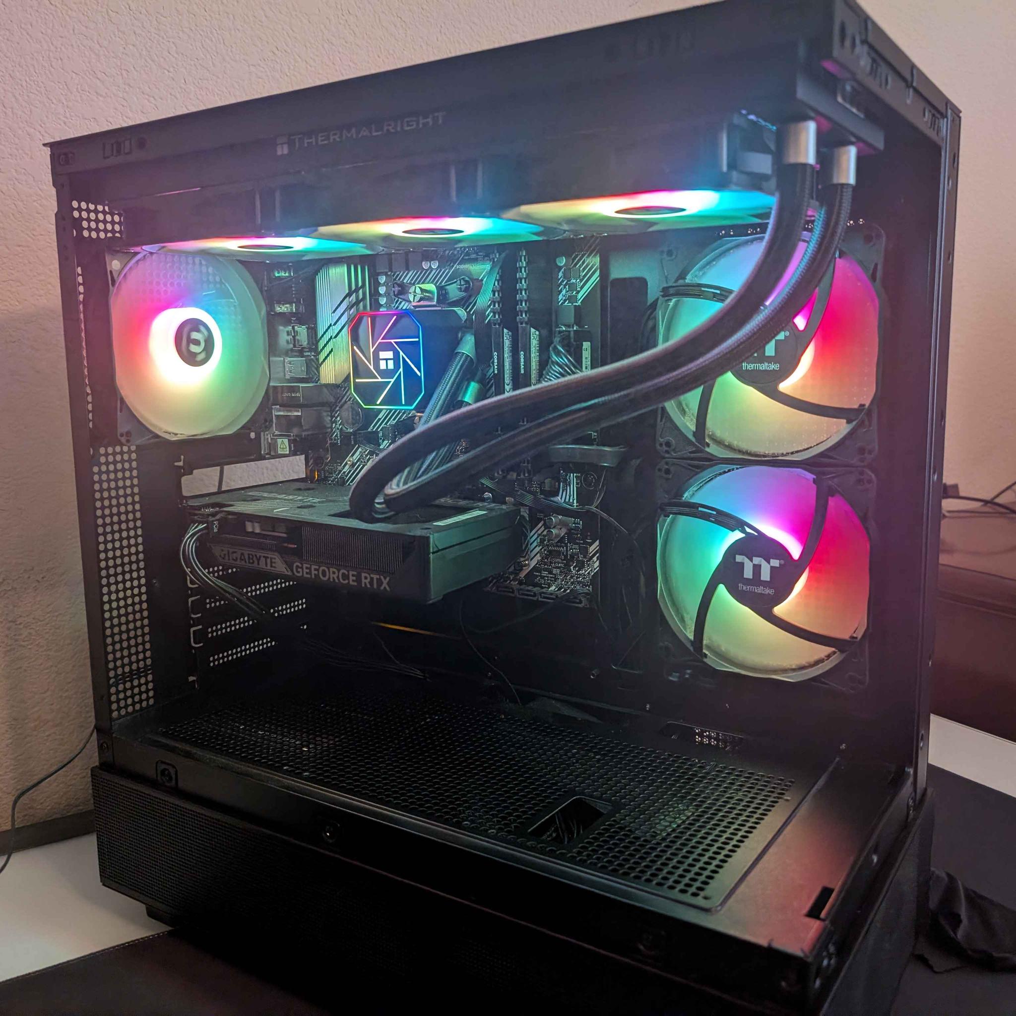 RTX 5060 | AMD 5700x | 32GB DDR4 | 1200GB NVME | Custom Black PC