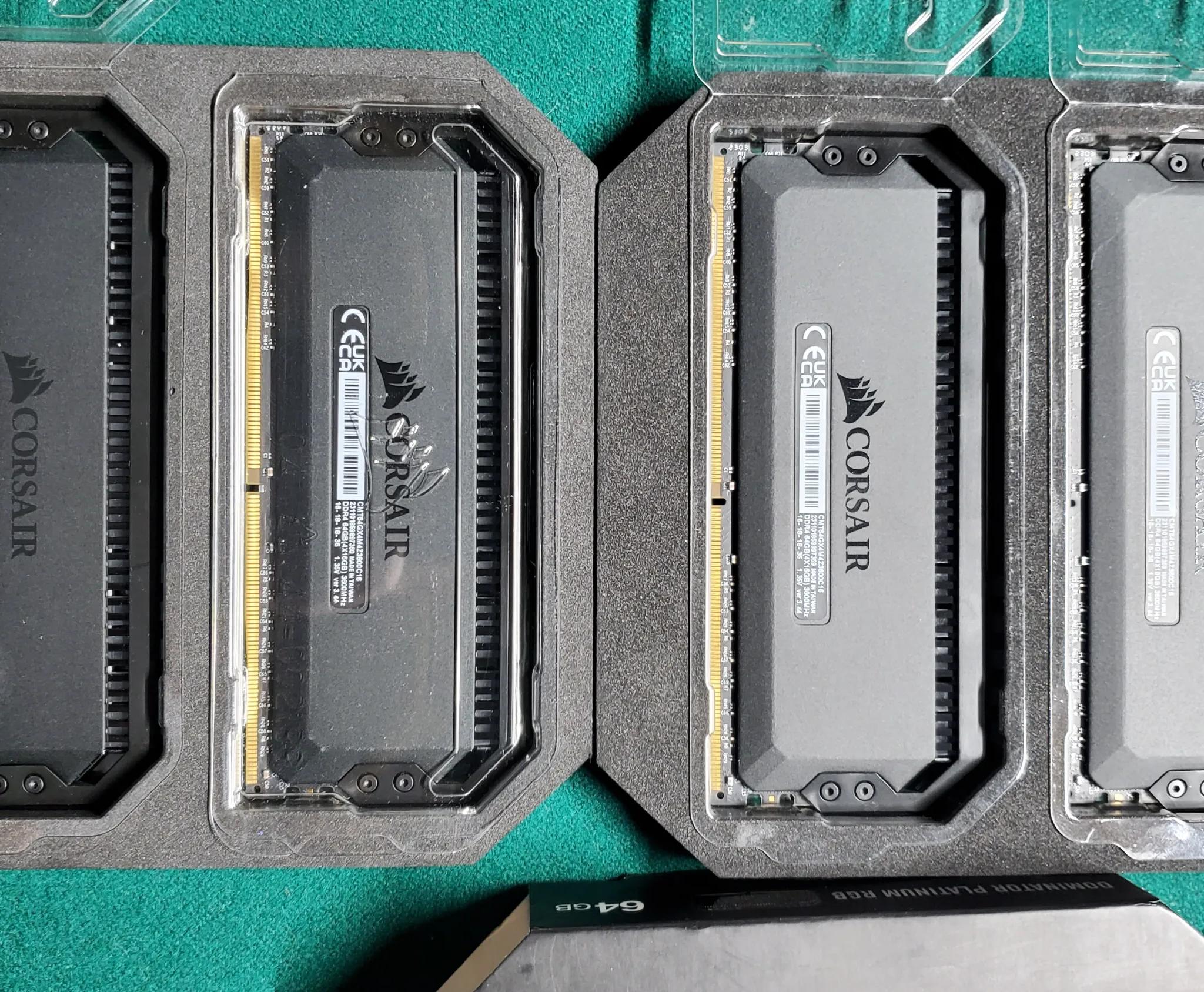 64G Corsair Dominator Platinum DDR4 3600 4X16