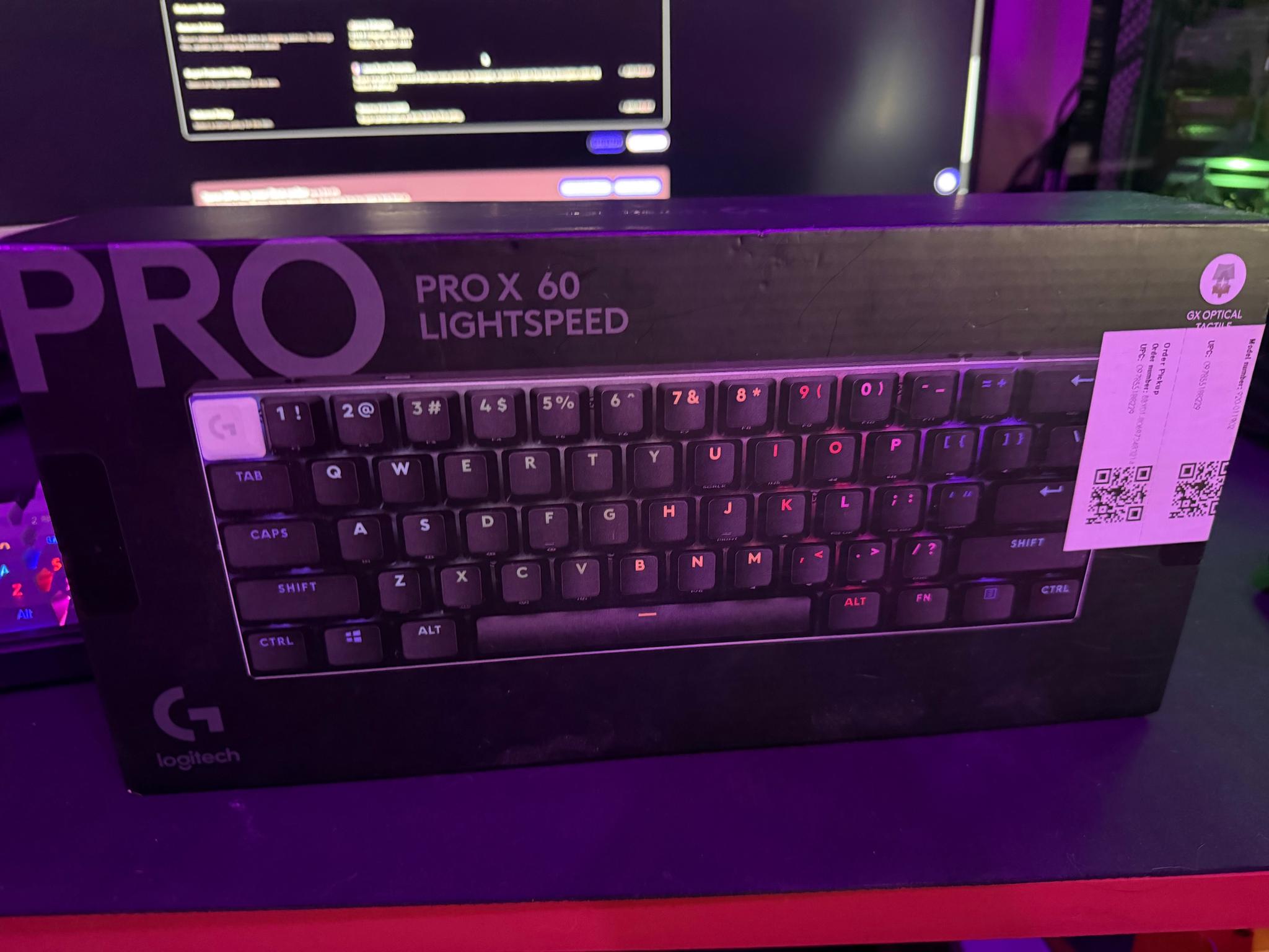 Pro X 60 Lightspeed keyboard Wireless