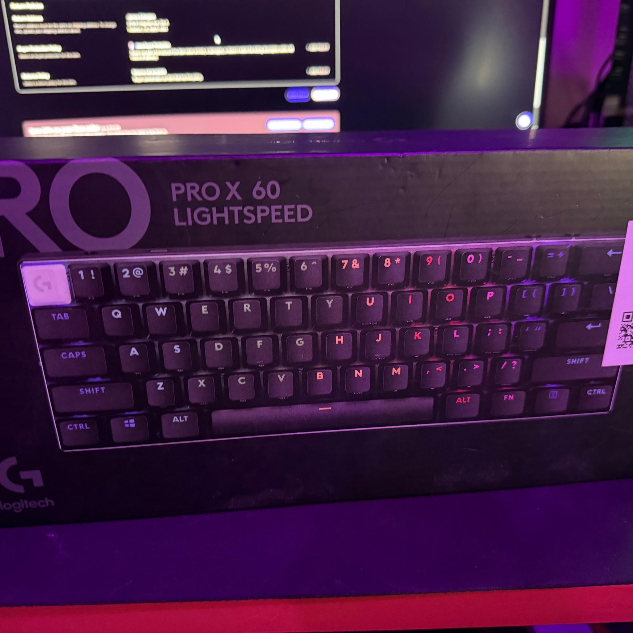Pro X 60 Lightspeed keyboard Wireless