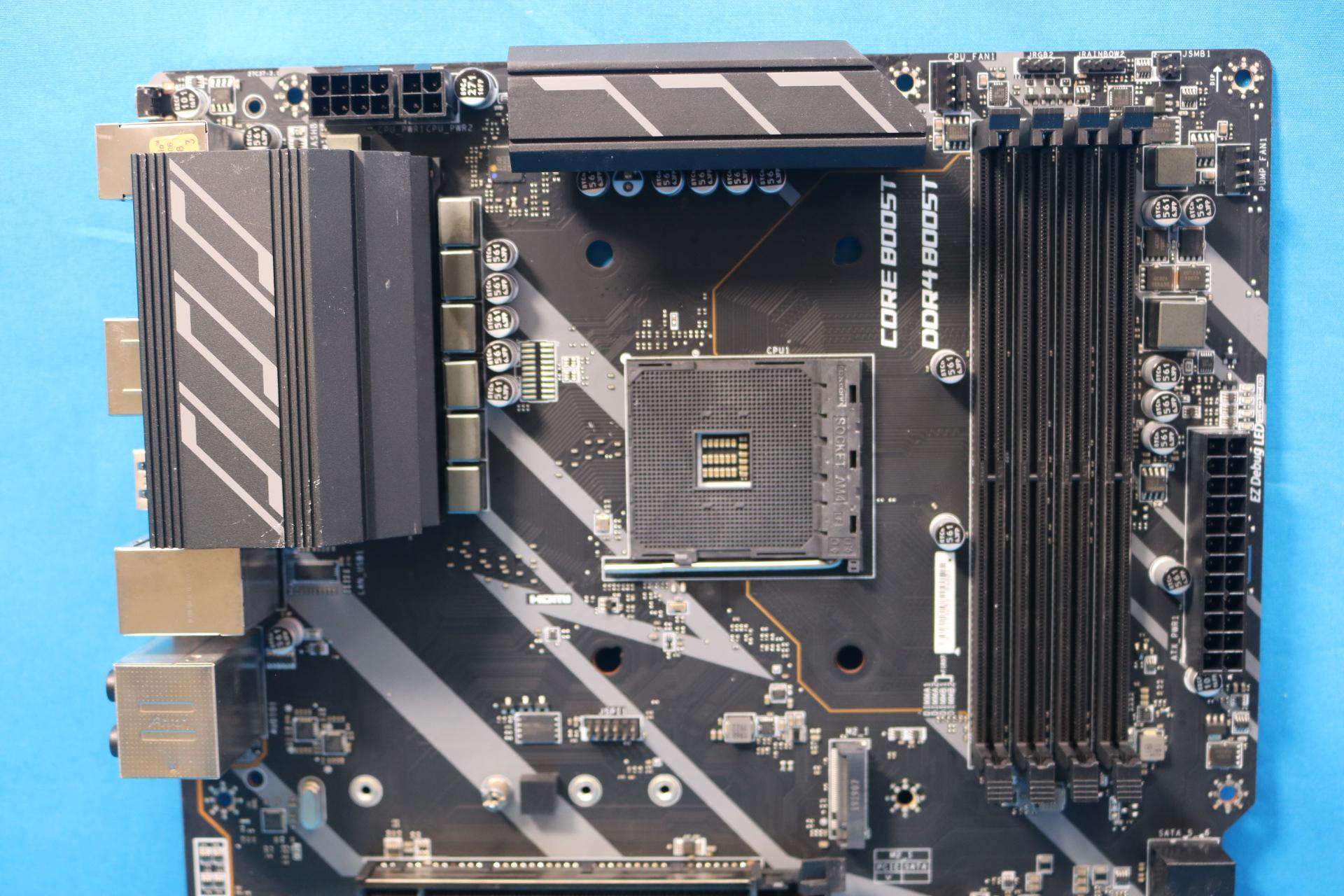 MSI X570-A PRO AMD Socket AM4 PCIe 4.0 DDR4 ATX Desktop Motherboard No I/O Shield