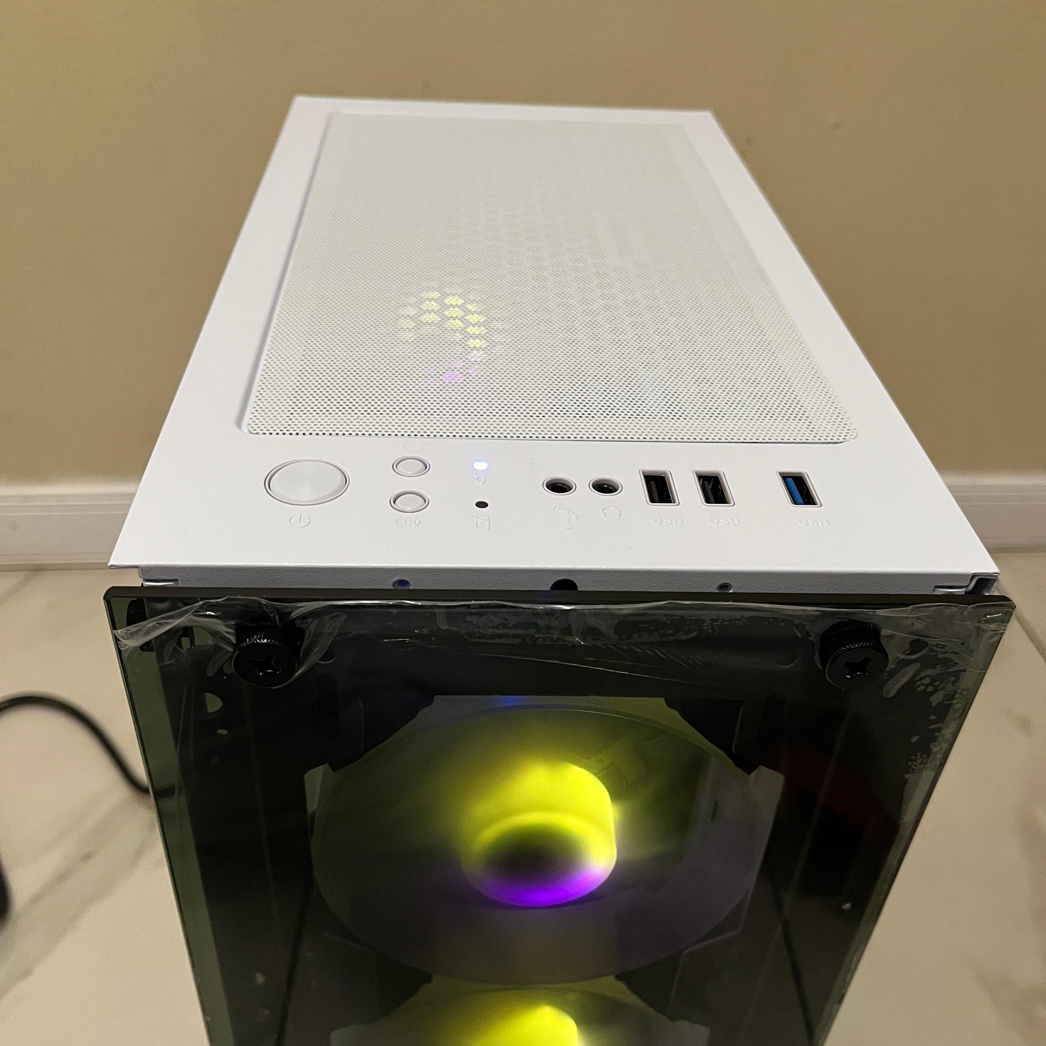 Intel i3-12100, RTX 2070, 16GB RAM, 1TB SSD, High FPS Gaming PC w/ Wi-Fi + Bluetooth & RGB Remote