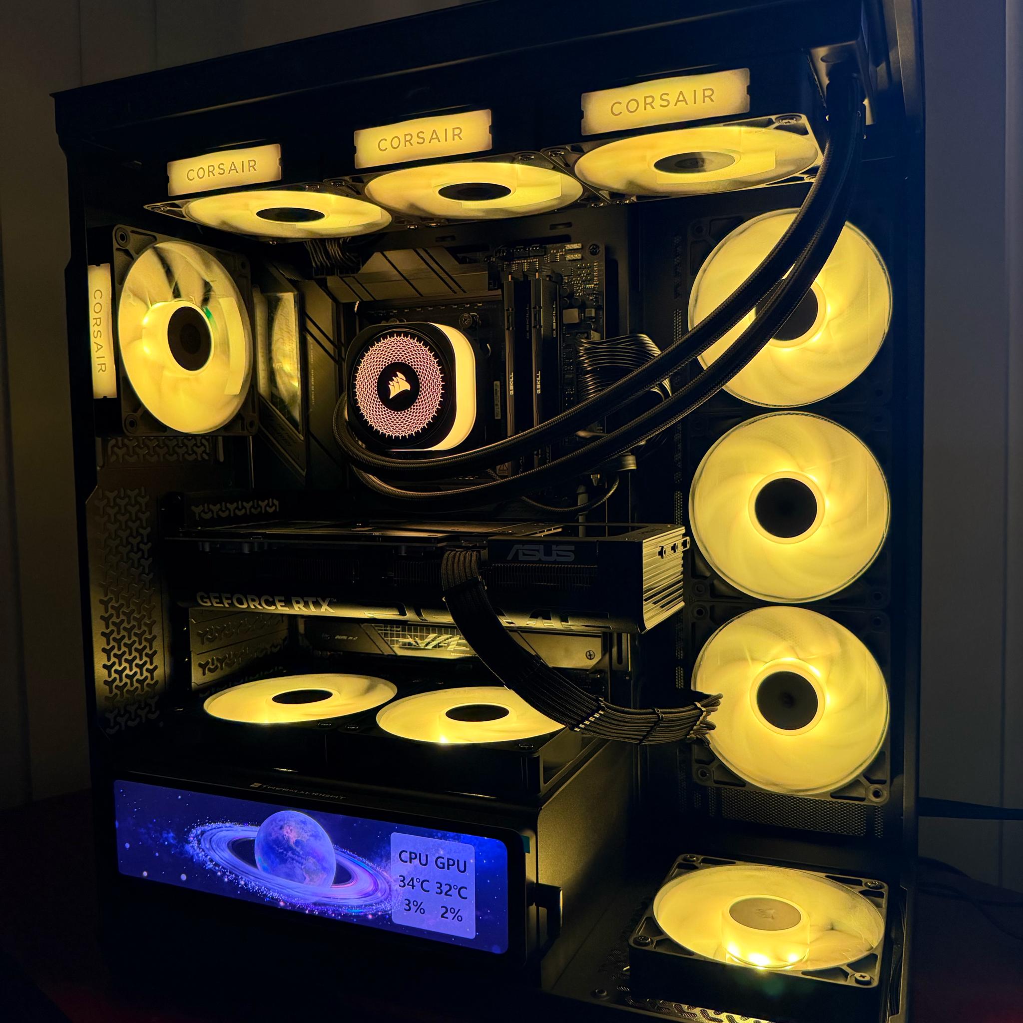 "Event Horizon" Ryzen 7 7800X3D, RTX 5070 Ti 16GB, 32GB DDR5-6000, 2TB Gen4 NVMe, 11.3" LCD Display