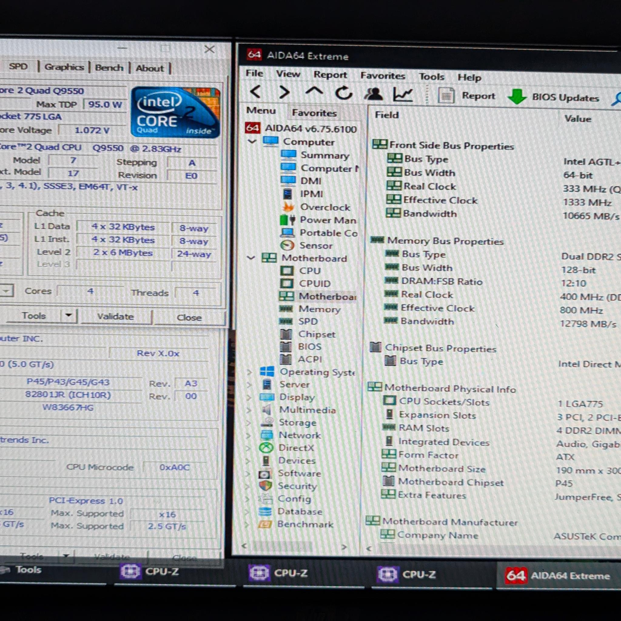 Asus P5q Se2  Socket 775 Retro Beast !