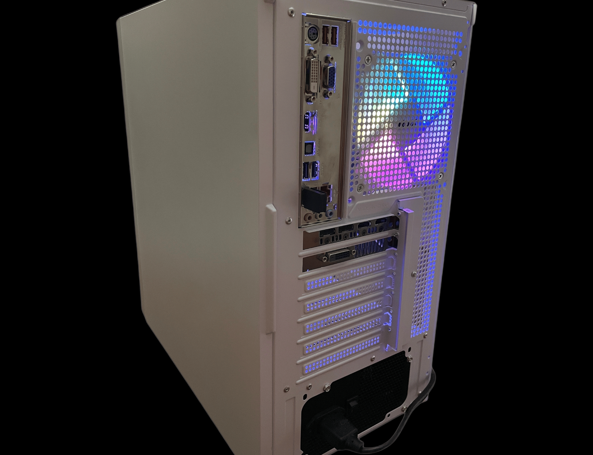 White Custom Desktop Gaming PC - Intel Core i5 CPU - Nvidia GTX 1060 - Wifi & Bluetooth - Game Ready