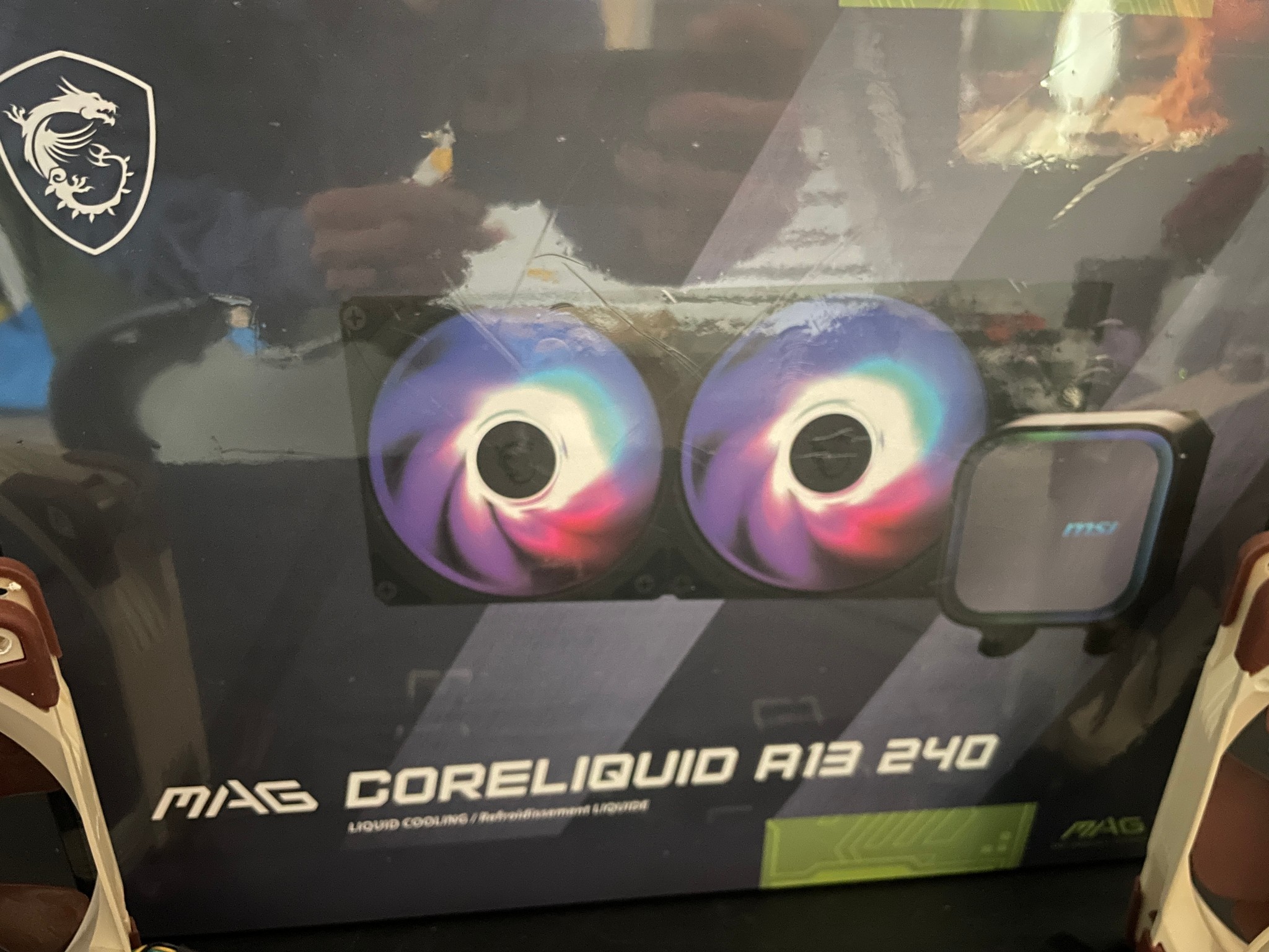 MSI A13 240mm AIO Cooler and Noctua 140mm fans