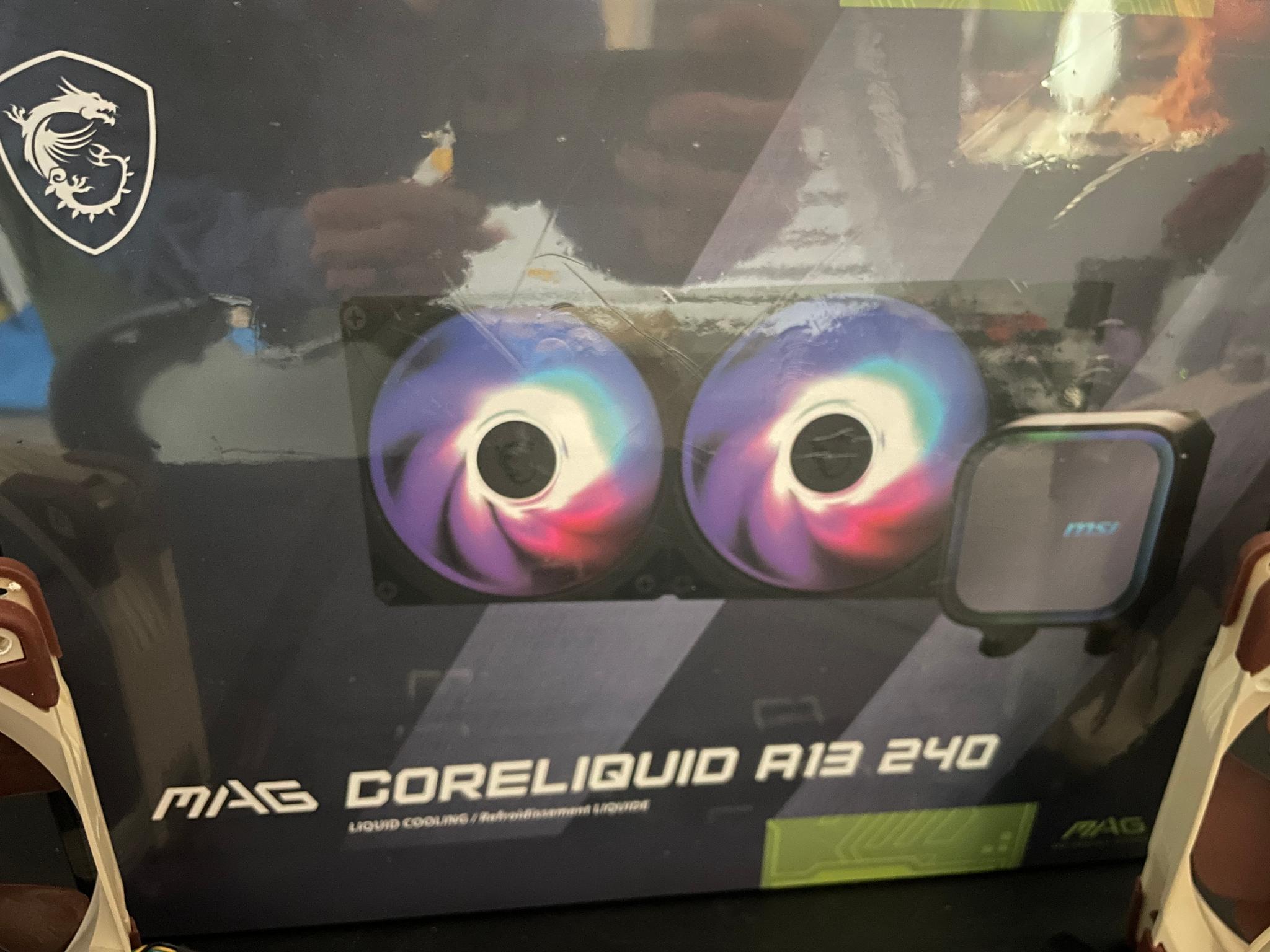 MSI A13 240mm AIO Cooler and Noctua 140mm fans