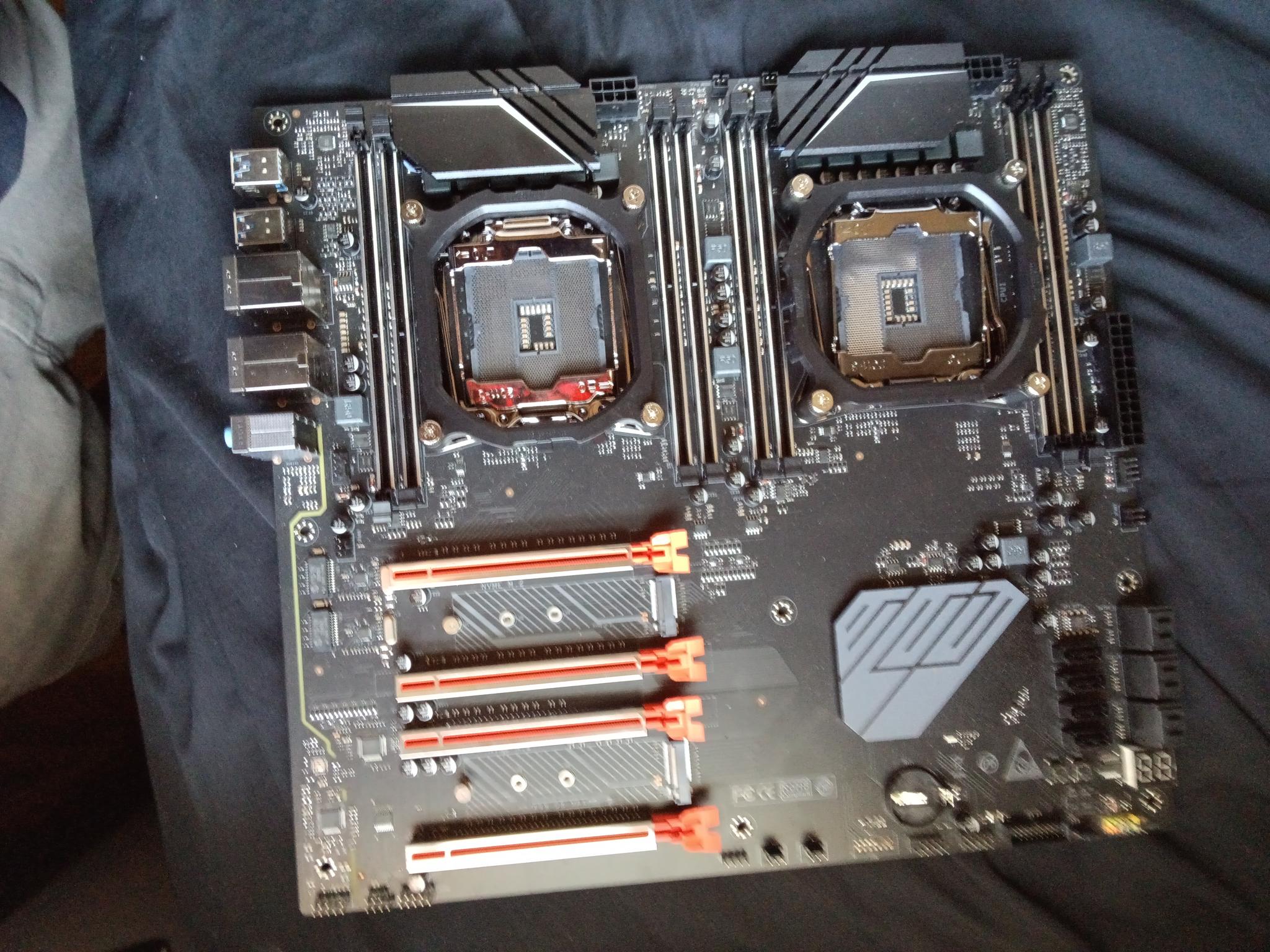 X99 Dual CPU Motherboard LGA 2011-3 Server Motherboard for Intel i7 5th/6th Gen Xeon E5 V3/V4 Series