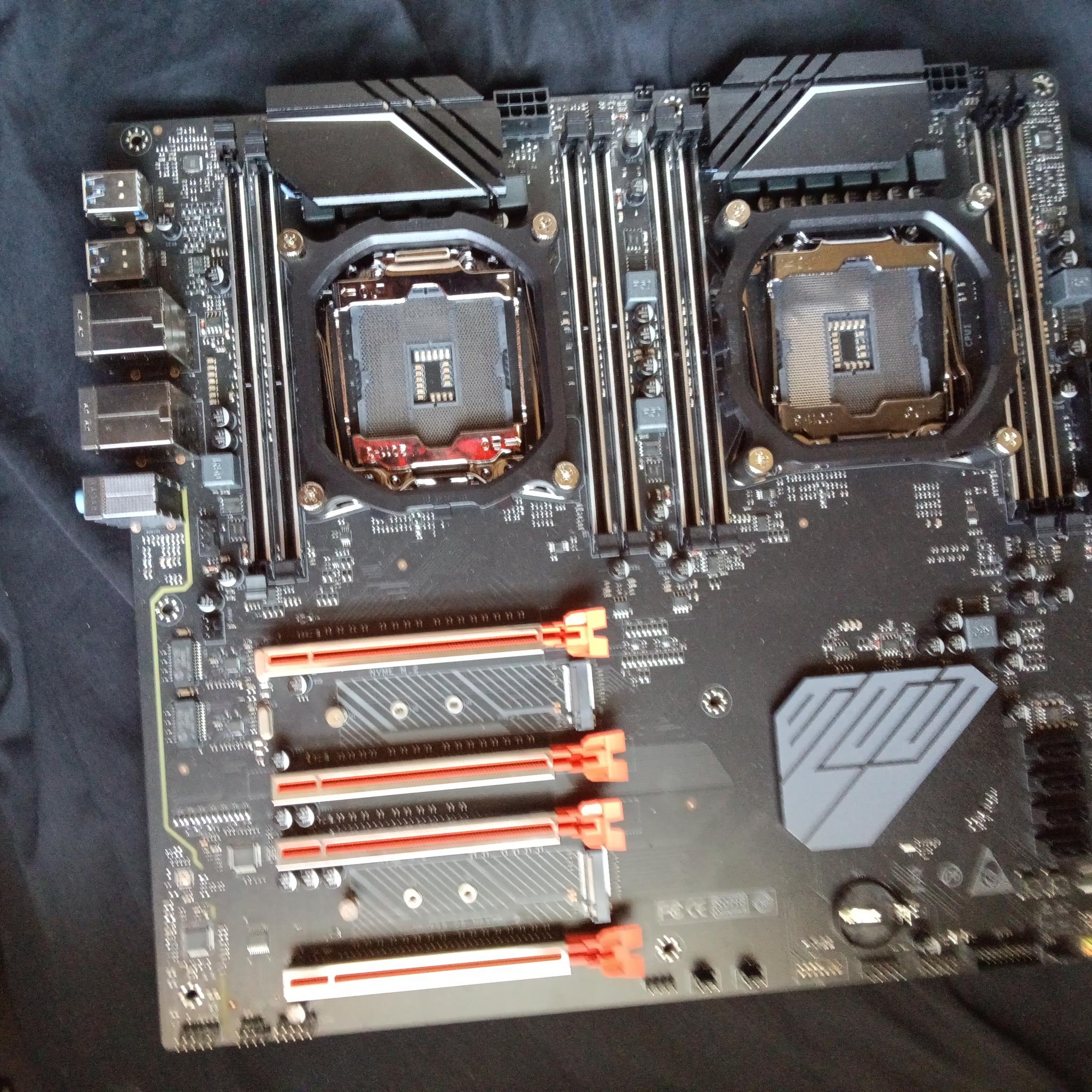 X99 Dual CPU Motherboard LGA 2011-3 Server Motherboard for Intel i7 5th/6th Gen Xeon E5 V3/V4 Series