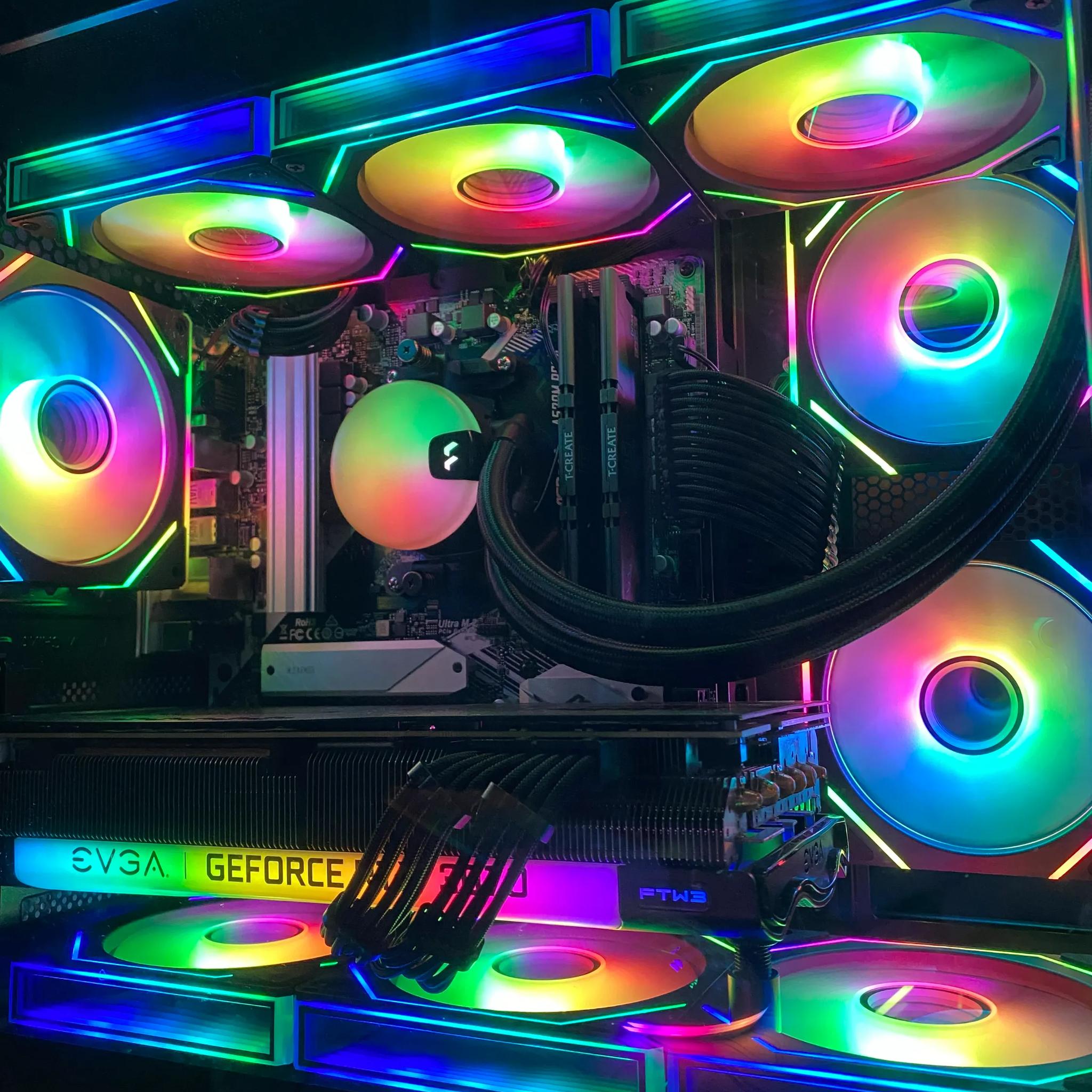 🔥Custom Gaming PC🔥 - Ryzen 5 5600X, 32GB DDR4 3600MHz, RTX 3070 FTW Ultra 3