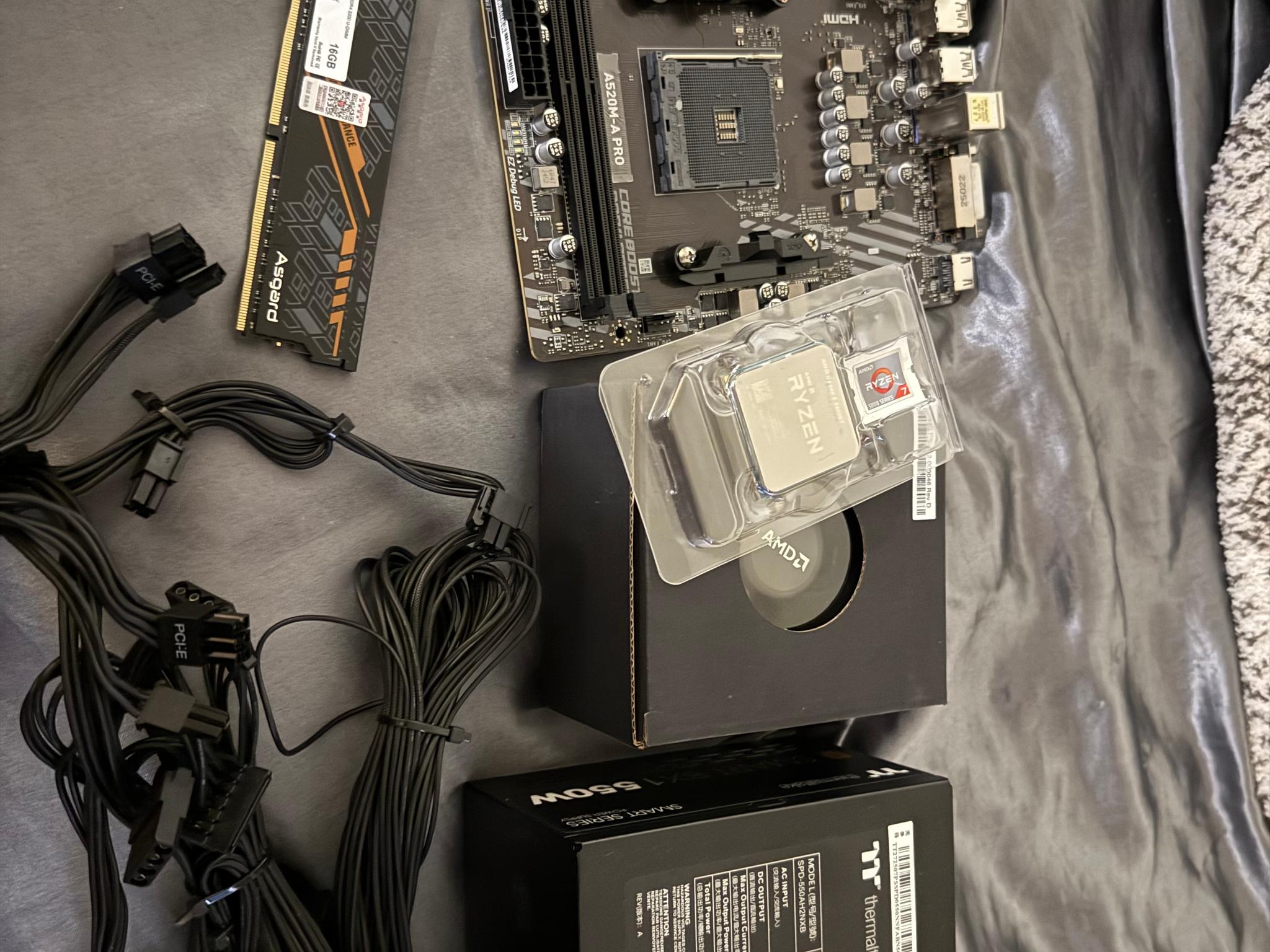 MOTHERBOARD, CPU, RAM BUNDLE
