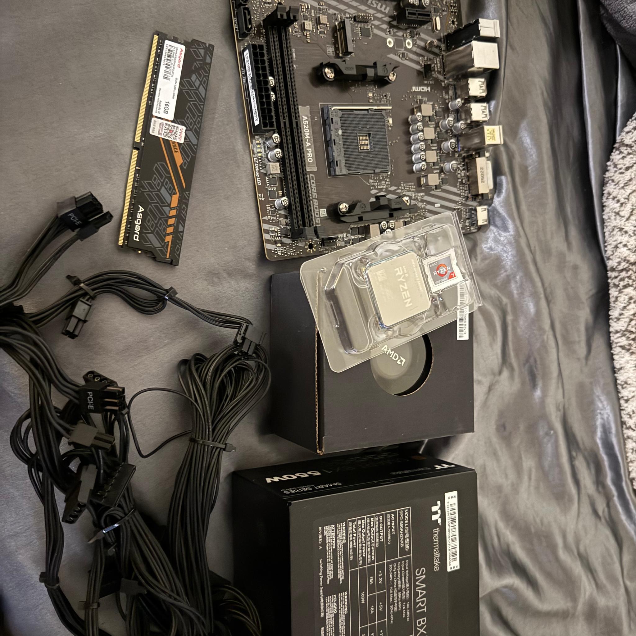 MOTHERBOARD, CPU, RAM BUNDLE
