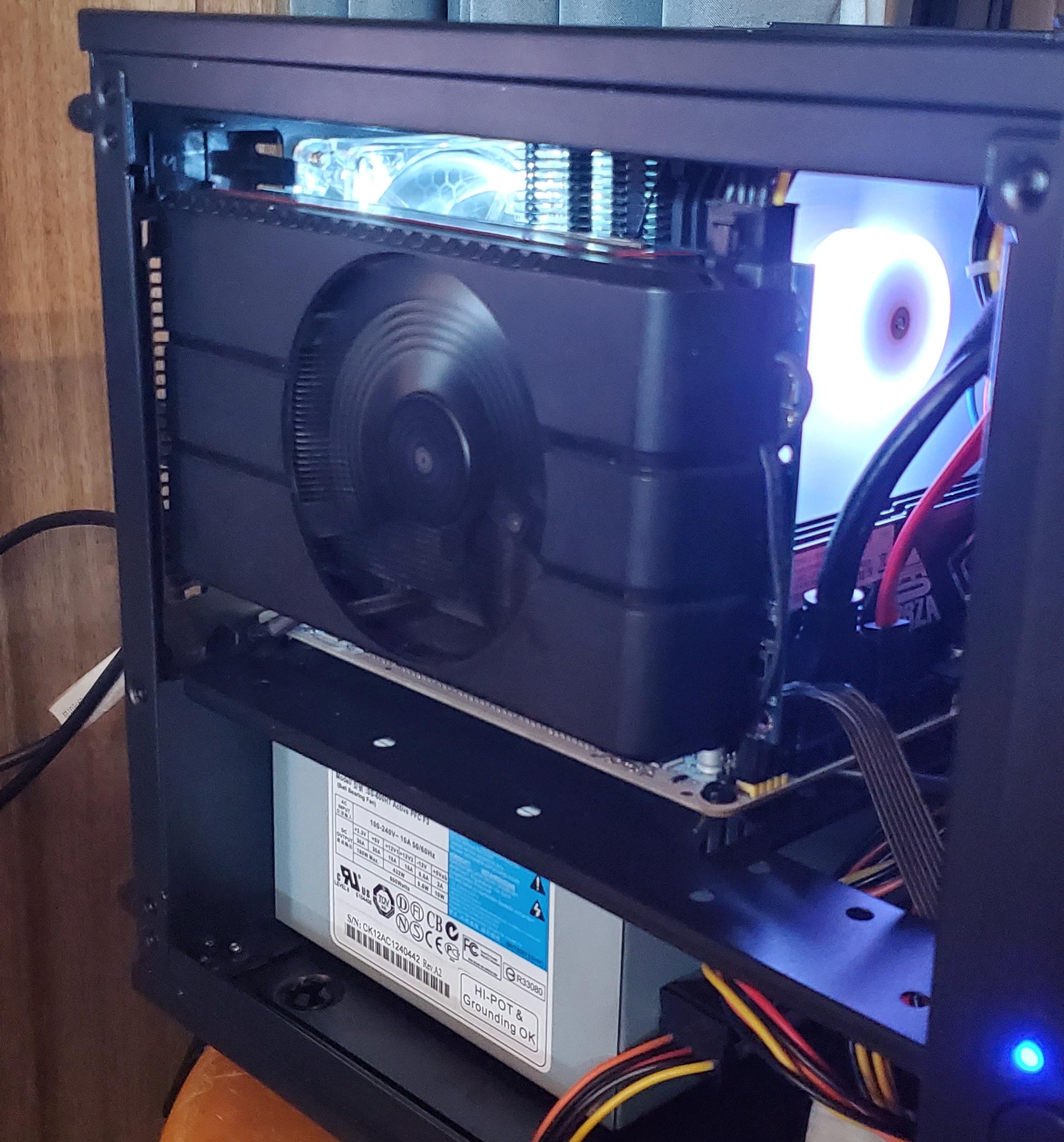 'Little Black Box 2.0' Custom M-ITX AM4 Desktop