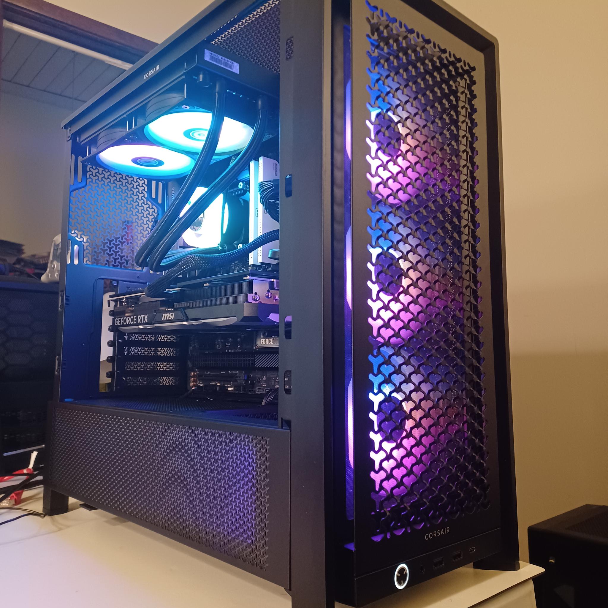 RTX 4070 Ti + Core i7-14700K + 32GB DDR5 | 1440p Gaming Mid-Tower (1 of 2)