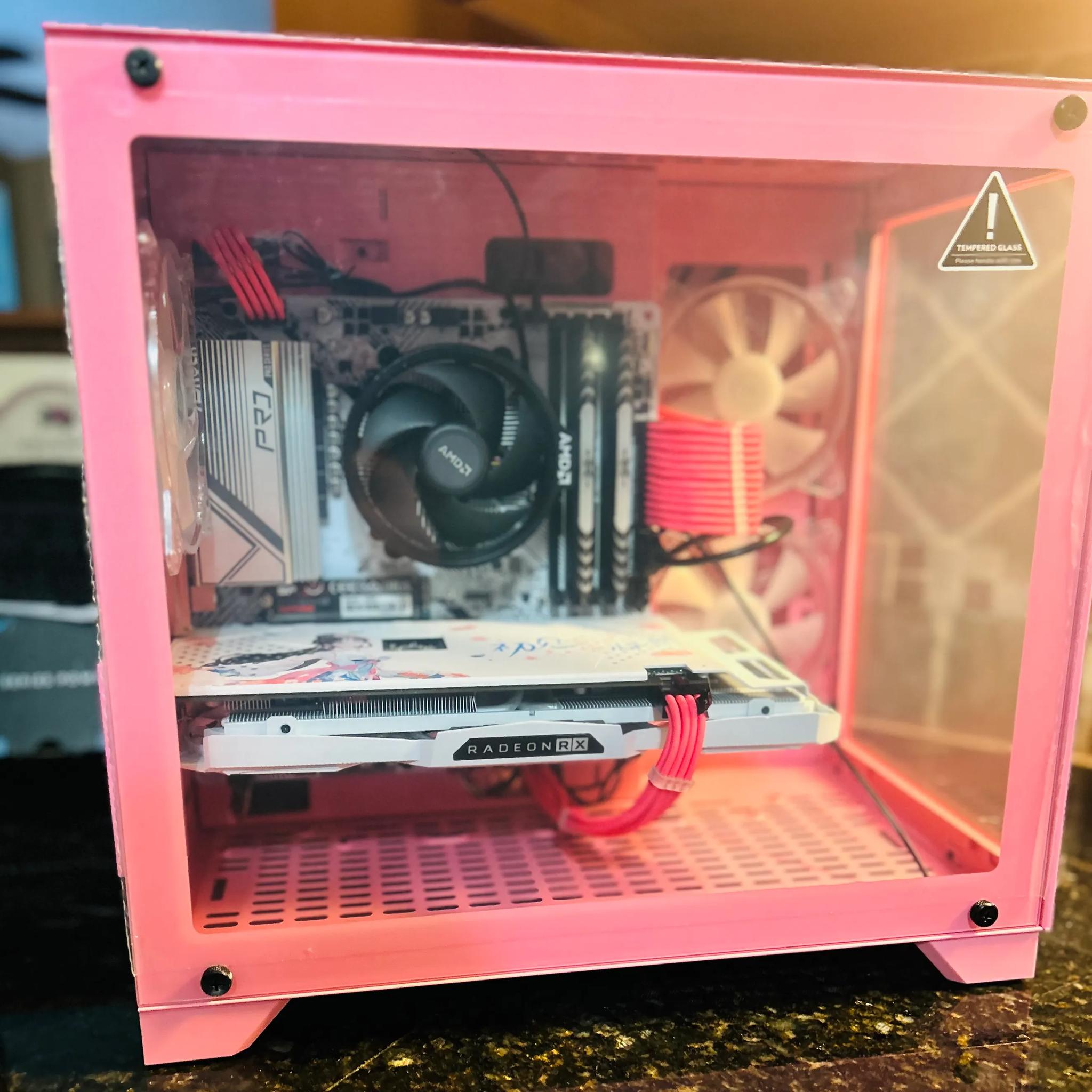 AMD "Anime" Pink and White Theme CYBER MONDAY SALE