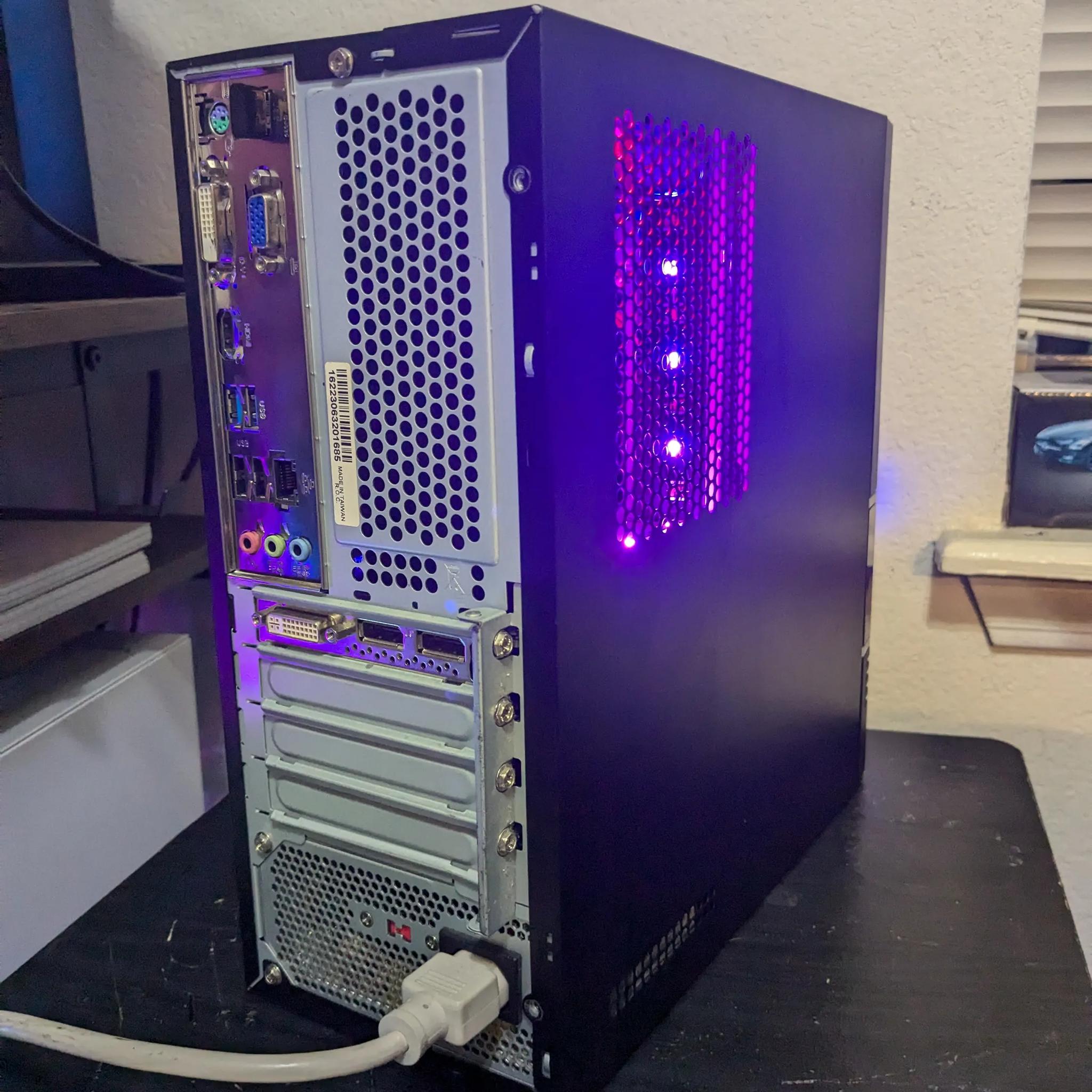 Budget Custom SFF - i5-2400, 16GB RAM, Quadro K2200 4GB (GTX 750 TI), 400GB SSD, Win10, Wifi, RGB