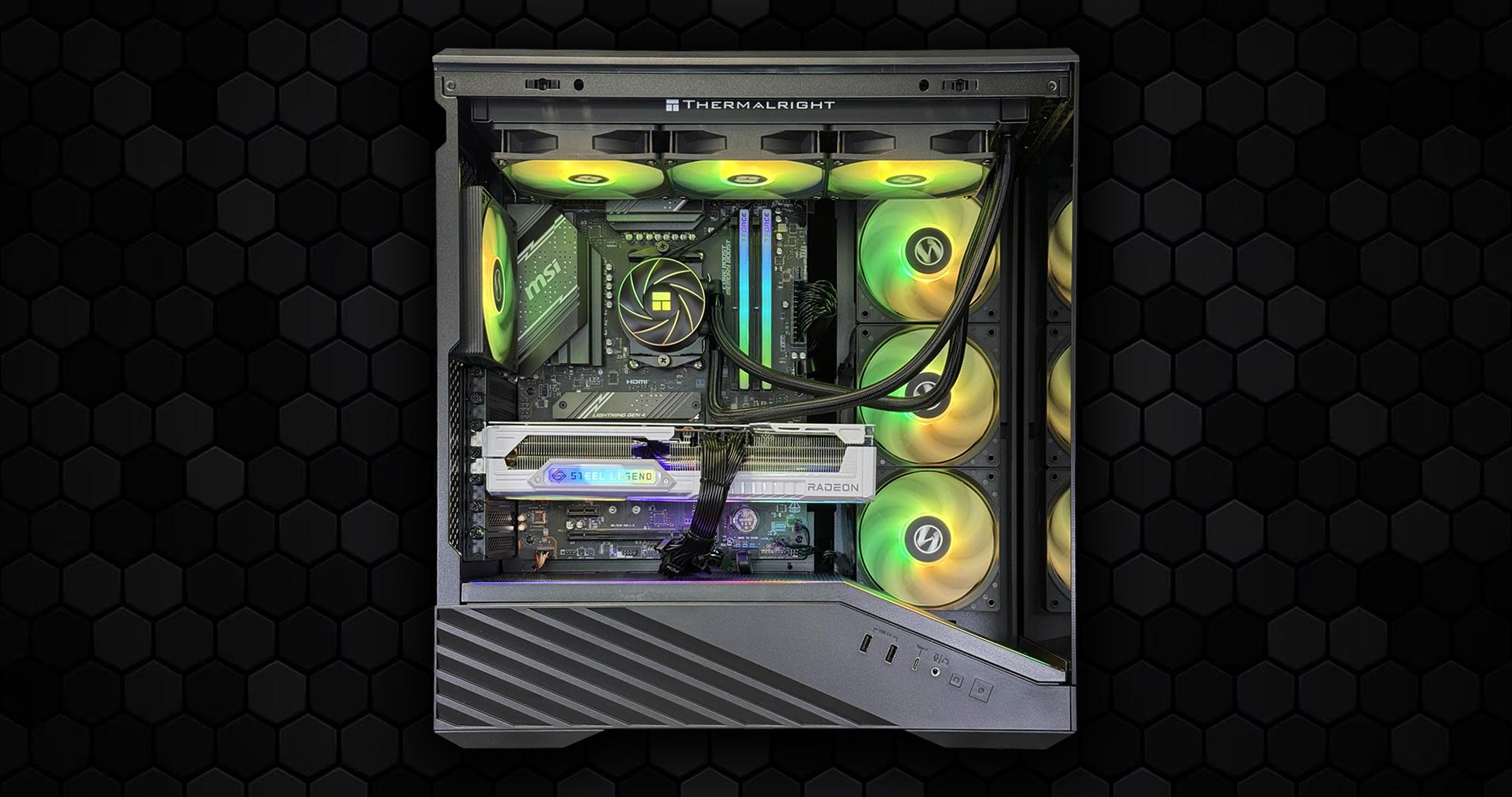 Ryzen 7 9800X3D | RX 9070 XT 16GB | 32GB DDR5 (6000 MT/s) | 2TB SSD | 850W Gold PSU | AI Vector