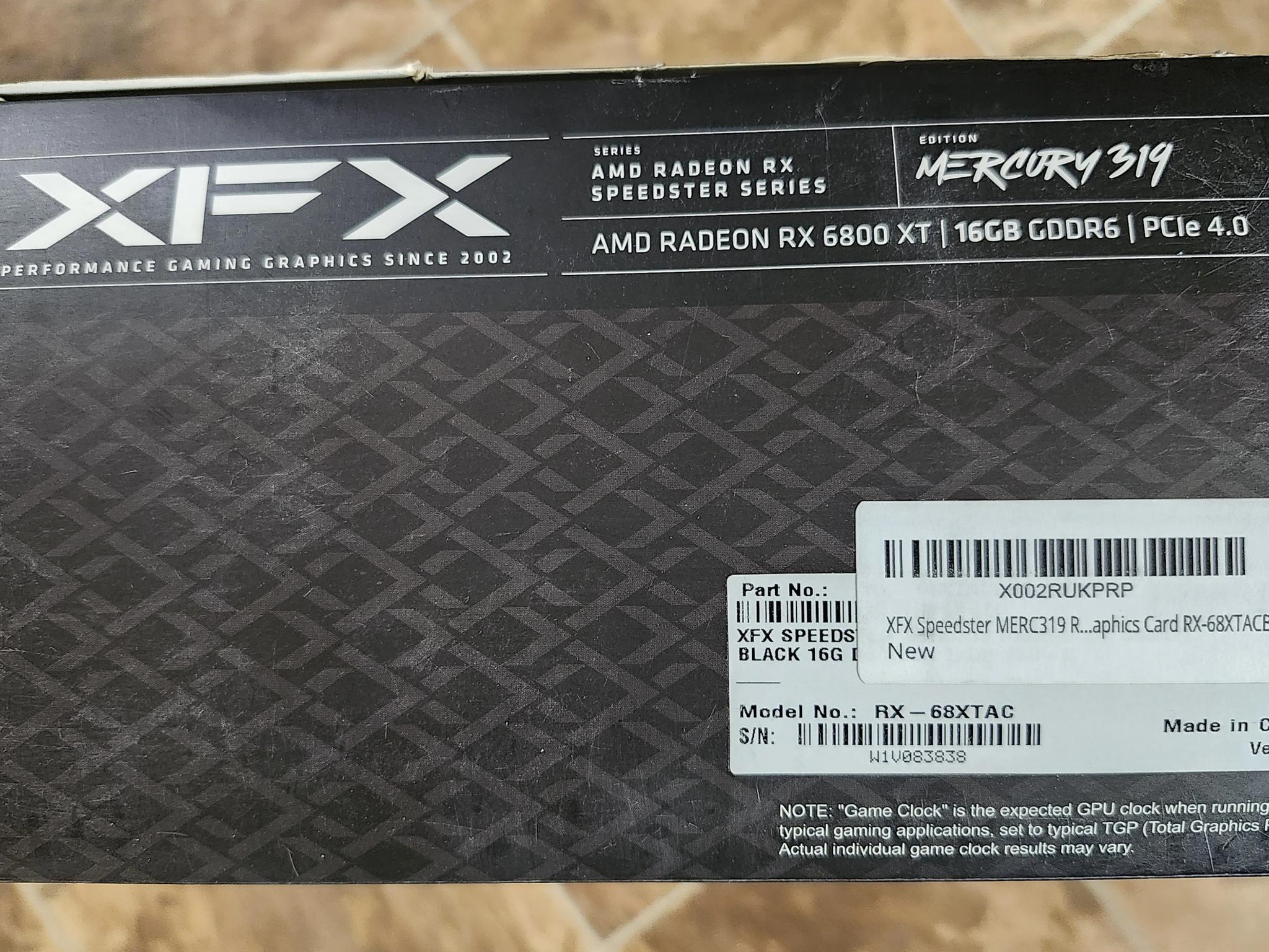 XFX Speedster MERC319 Radeon RX 6800 XT