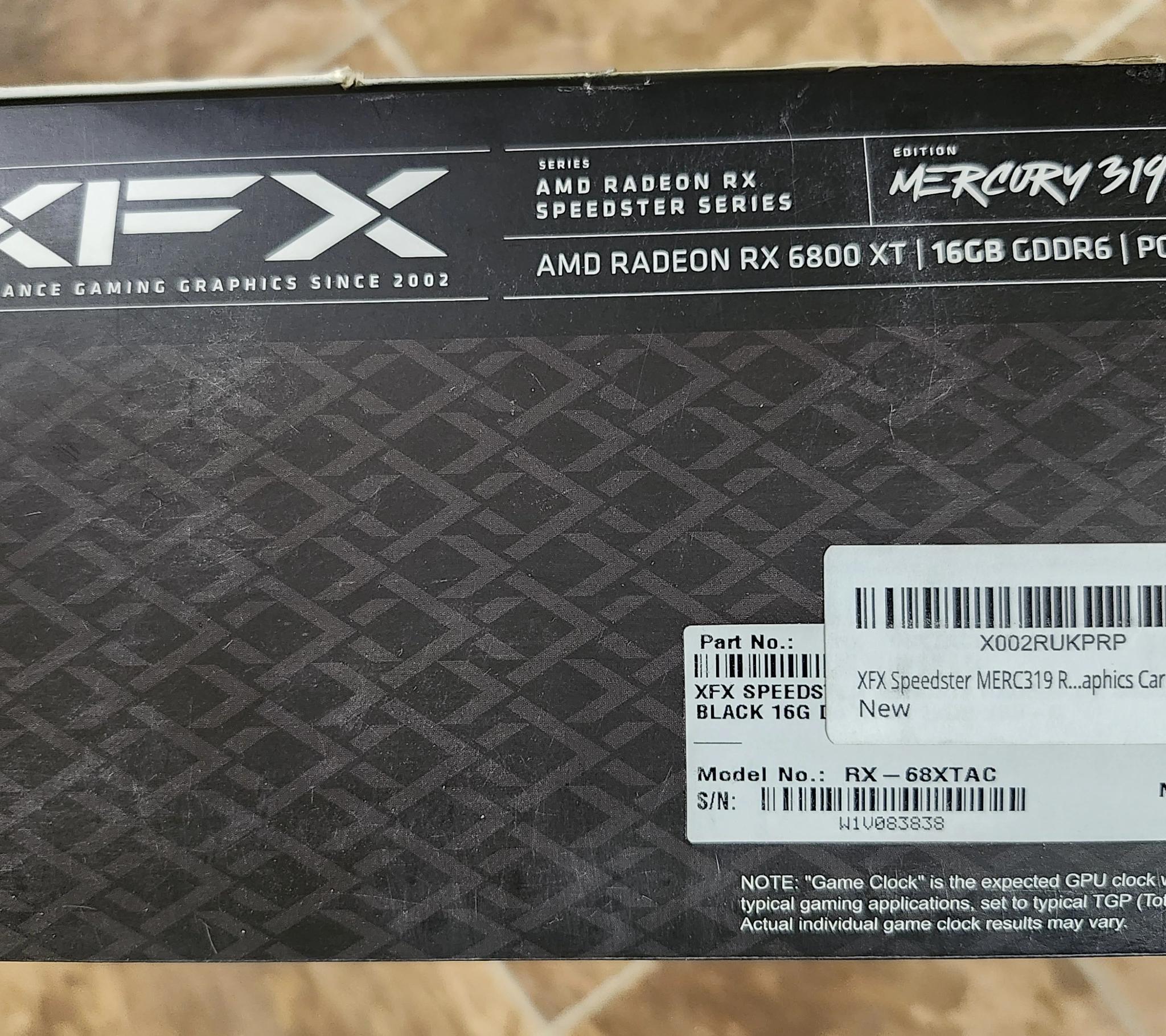 XFX Speedster MERC319 Radeon RX 6800 XT