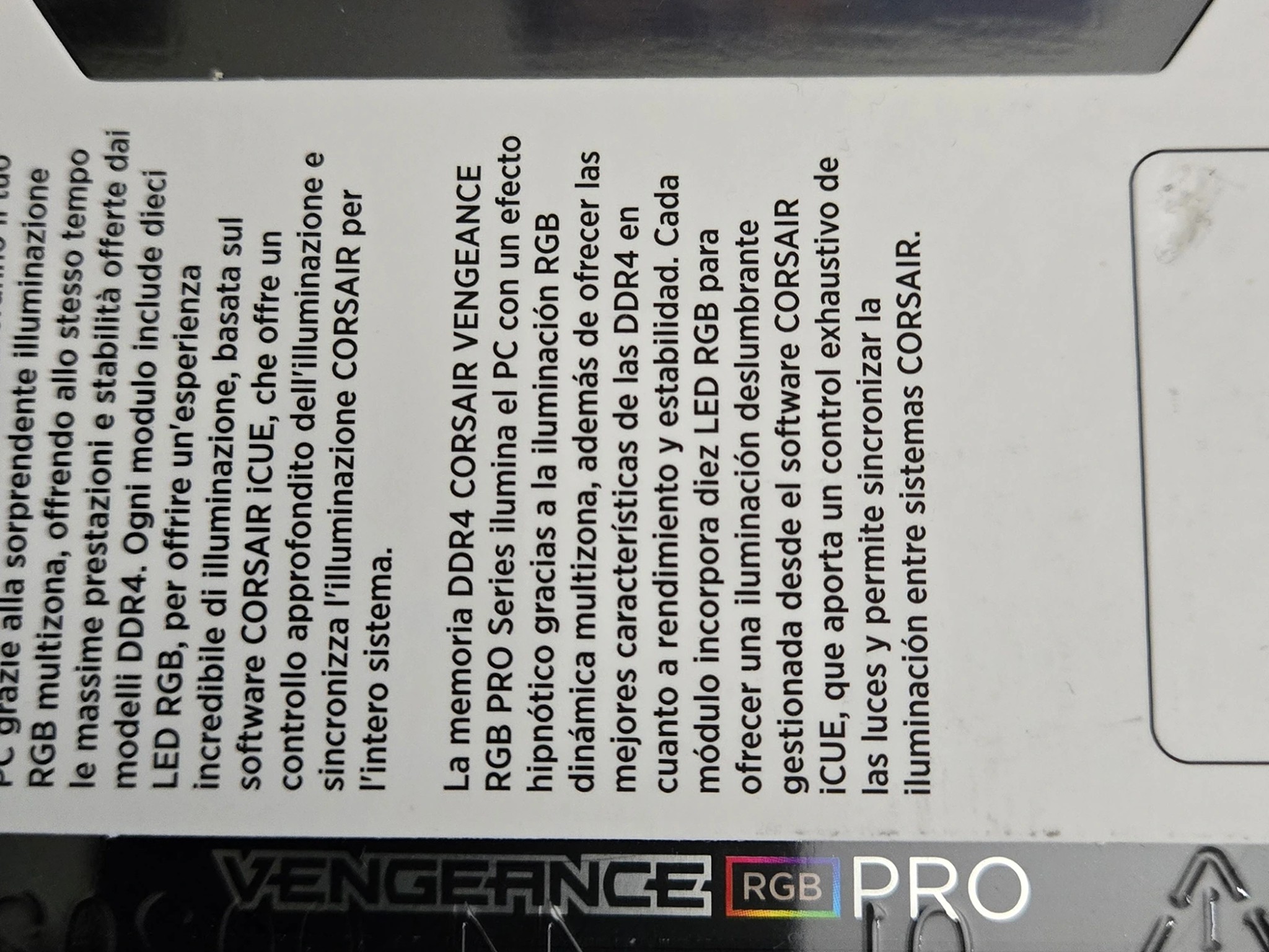 USED Corsair Vengeance RGB PRO 16GB (2x8GB) DDR4 Desktop RAM