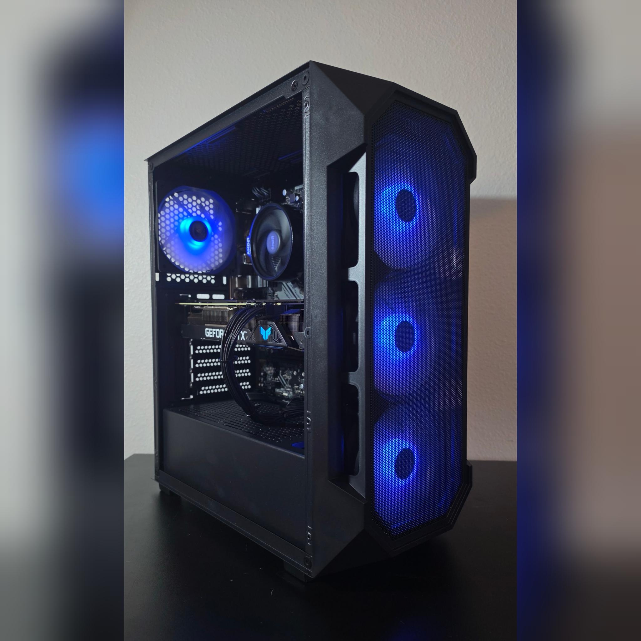 Aura // RTX 3060-ti / Ryzen 5 5600x / 32GB DDR4 / 1TB SSD / Wi-Fi + BT 1080p Gaming PC