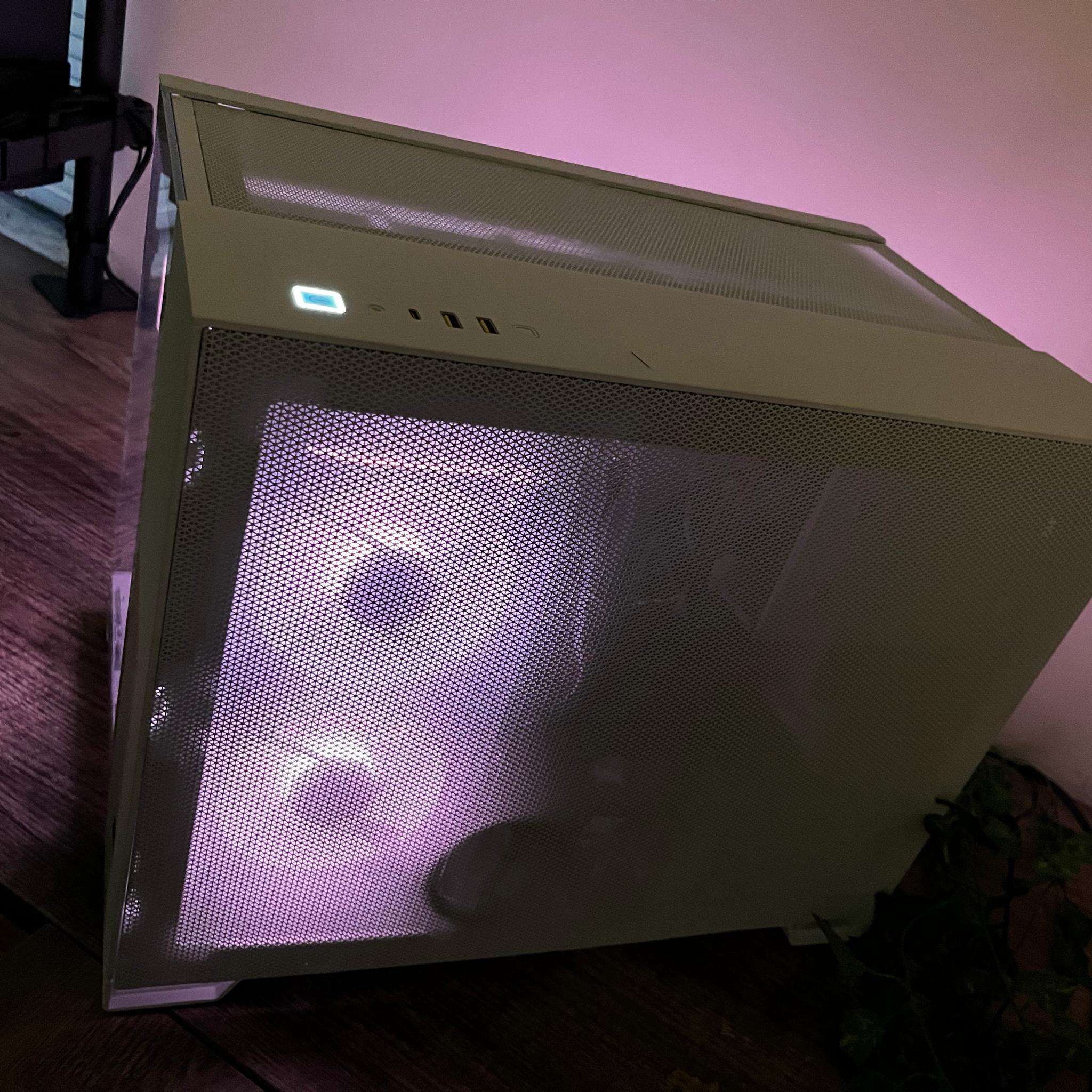 Custom Built Gaming PC - RTX 3070, Ryzen 5 5500, 16GB RAM, 1TB NVMe SSD, White AIO