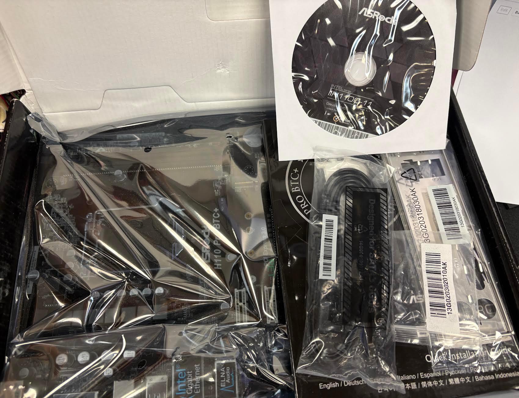 ASRock H110 Pro BTC+ 13GPU Mining Motherboard Cryptocurrency