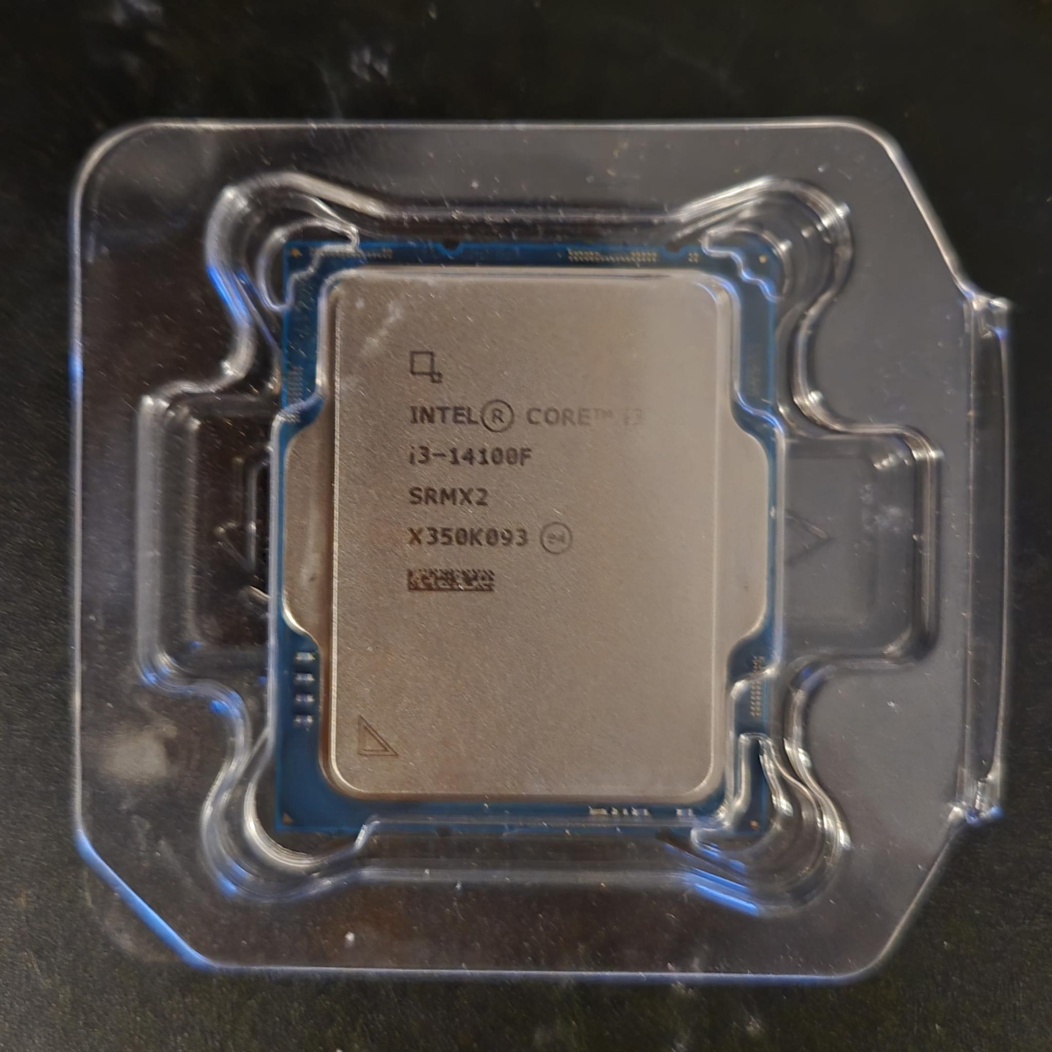 Intel 14100F CPU w Fan/Heatsink Box