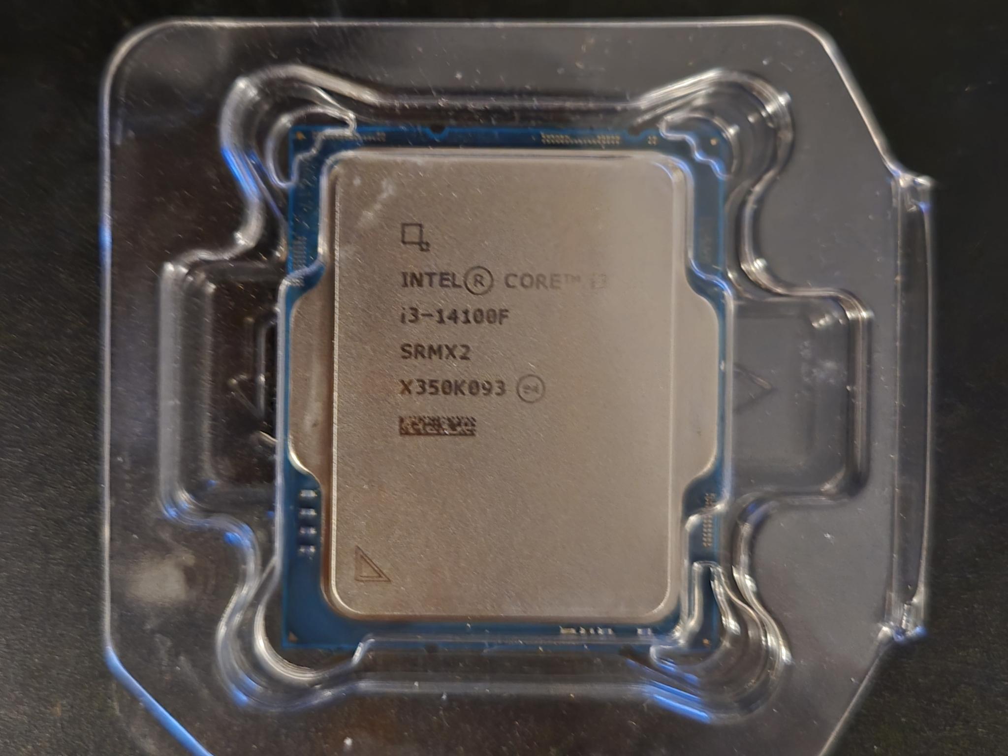 Intel 14100F CPU w Fan/Heatsink Box