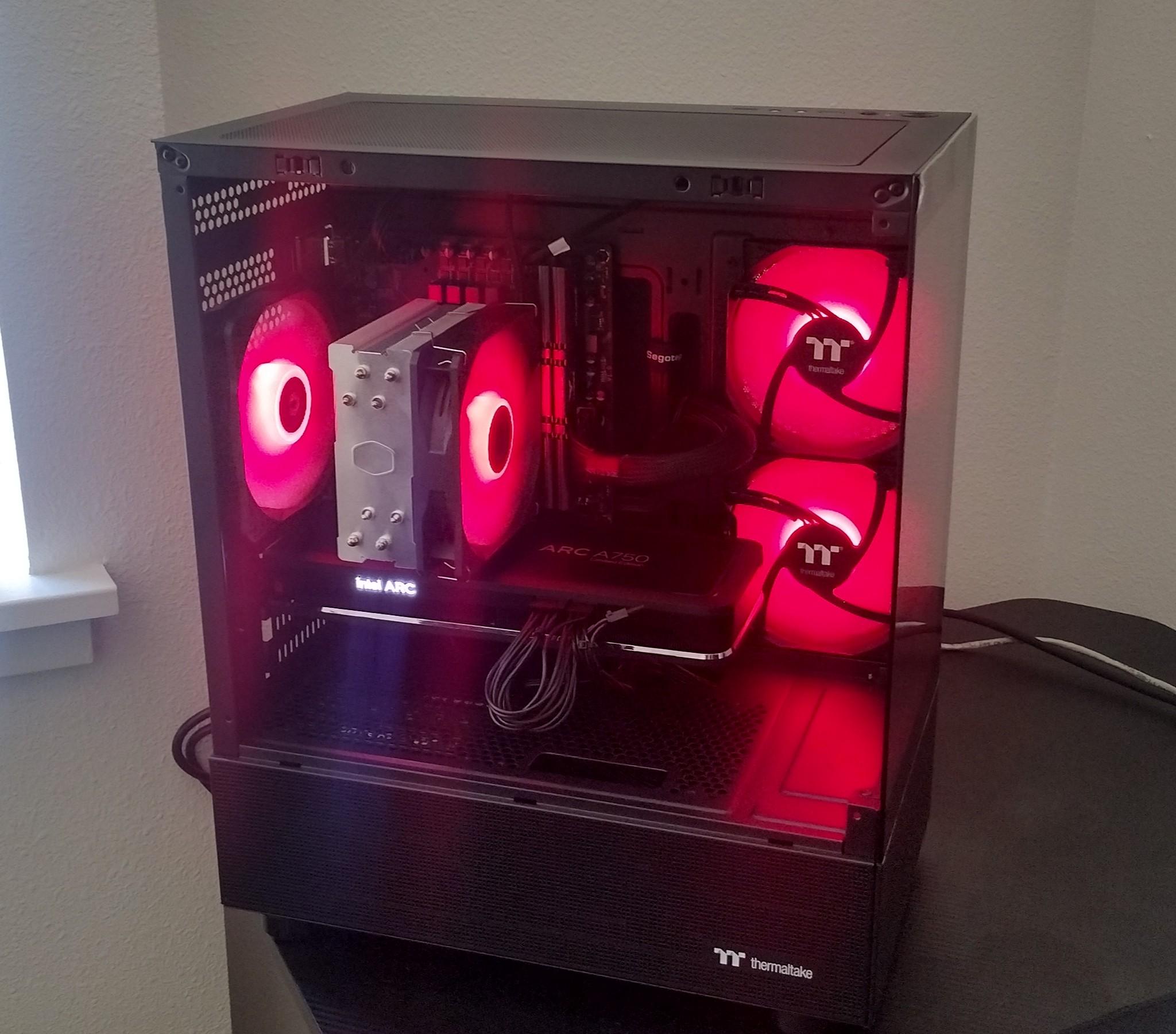 Budget Gaming PC, Limited Edition INTEL ARC A750, Intel i5 12400F, 16 GB RAM, 1 TB, Wifi, Bluetooth