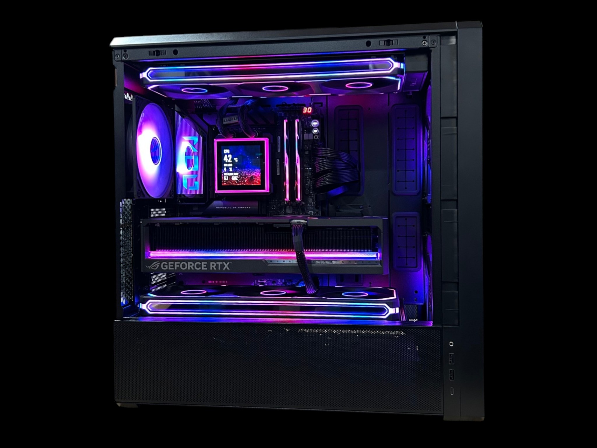 RTX 5090 Astral | Ryzen 7 9850X3D | 64GB DDR5 6200MT/s | 4TB NVMe | 1250W PSU | The Digital Hero