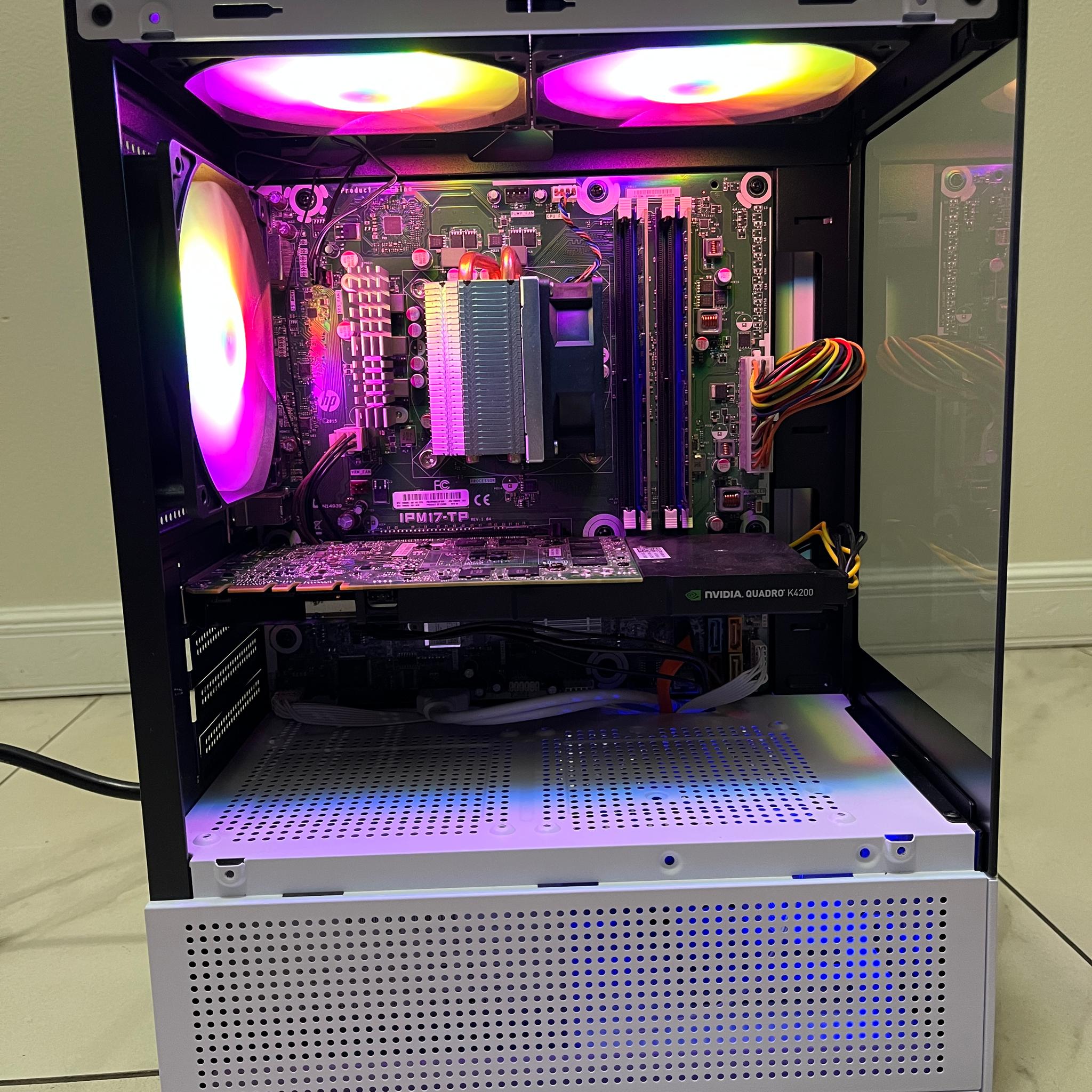 Budget Gaming PC - Intel i5-6400, NVIDIA 4GB GPU, 12GB RAM, 256GB SSD, w/ Wi-Fi & BT