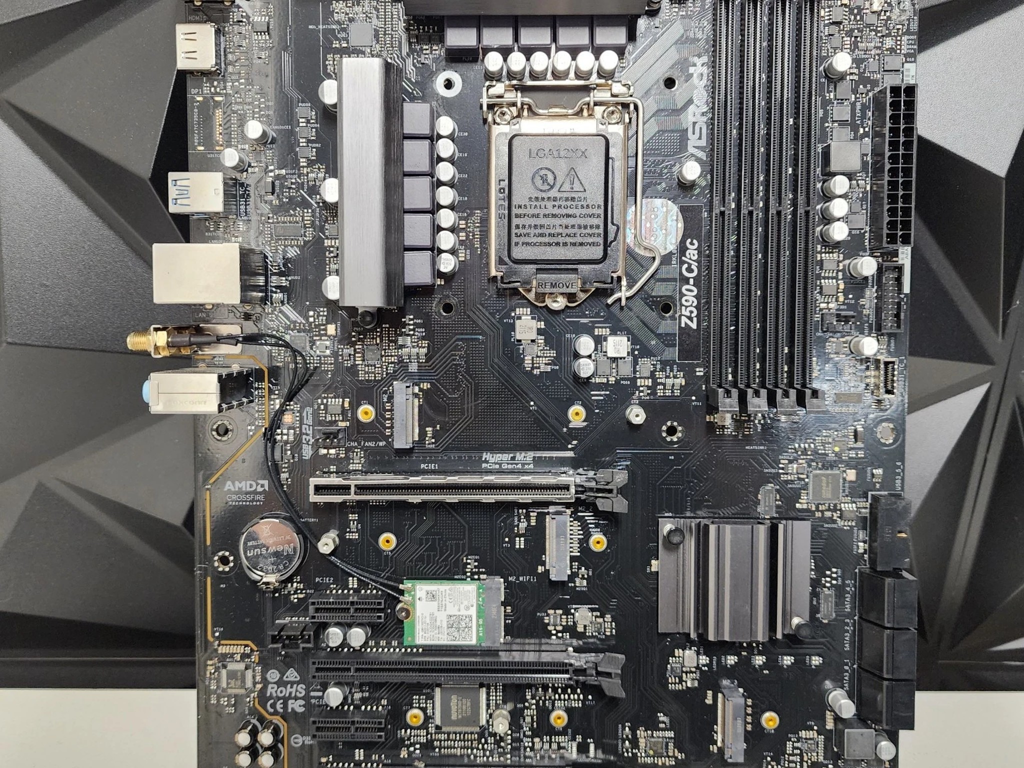 UPDATED BIOS ASROCK Z590-C/AC WIFI LGA1200 DDR4 ATX MOTHERBOARD