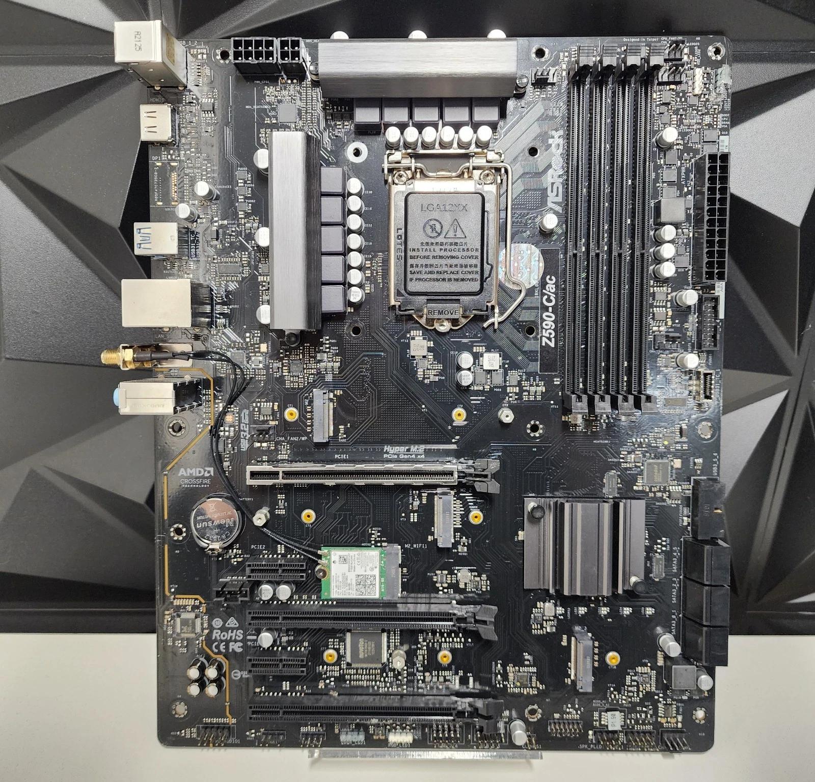 UPDATED BIOS ASROCK Z590-C/AC WIFI LGA1200 DDR4 ATX MOTHERBOARD