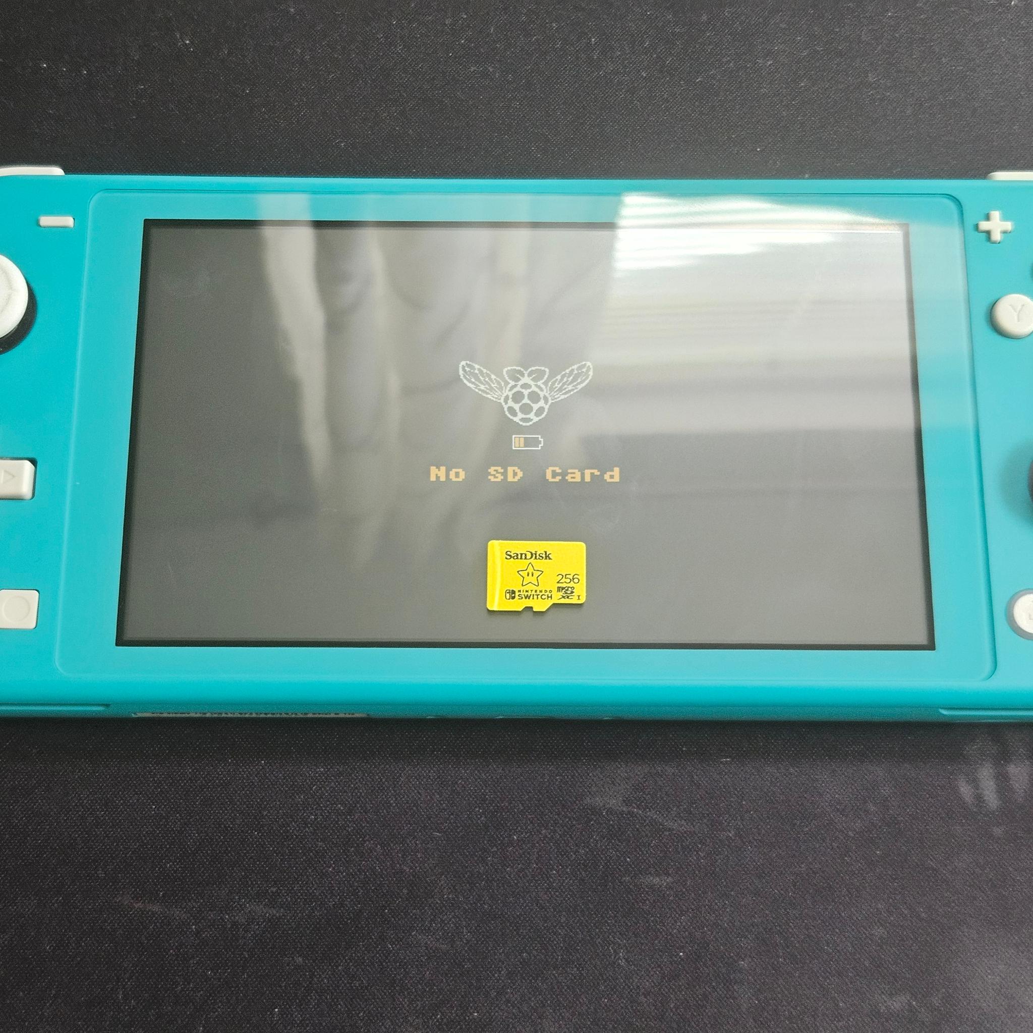 Modded Switch Lite with 256GB SD Card and Picofly