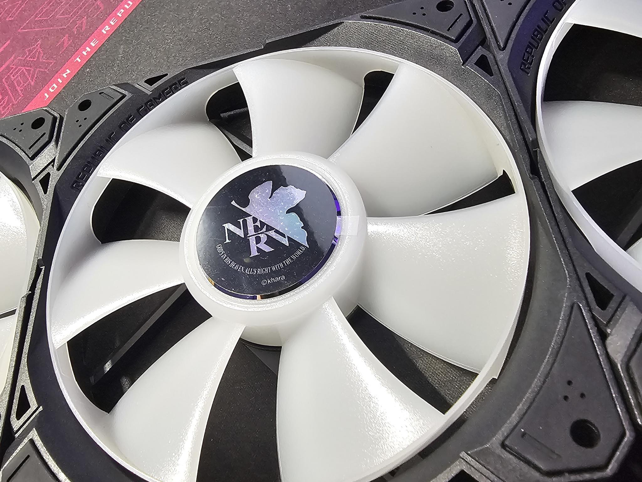 EVA01 Case Fans //  ASUS ROG AF 12S ARGB BLACK, Set of 3