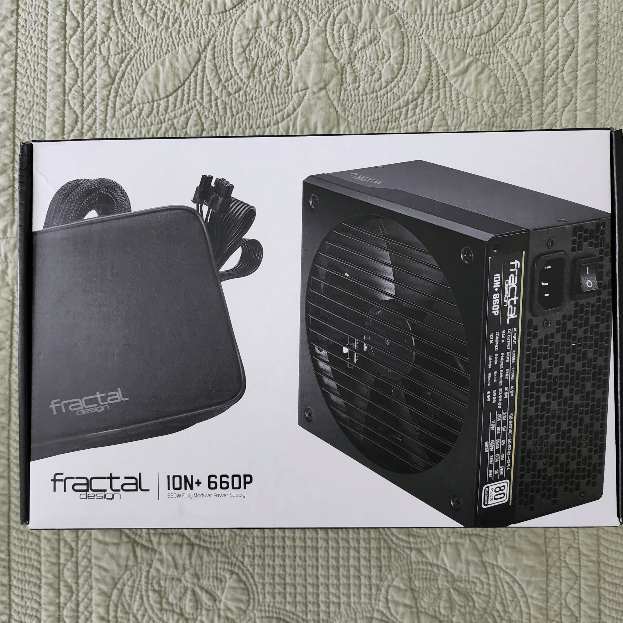 |SEALED| Fractal Design Ion+ 660W 80+ Platinum Certified Fully Modular ATX Power Supply